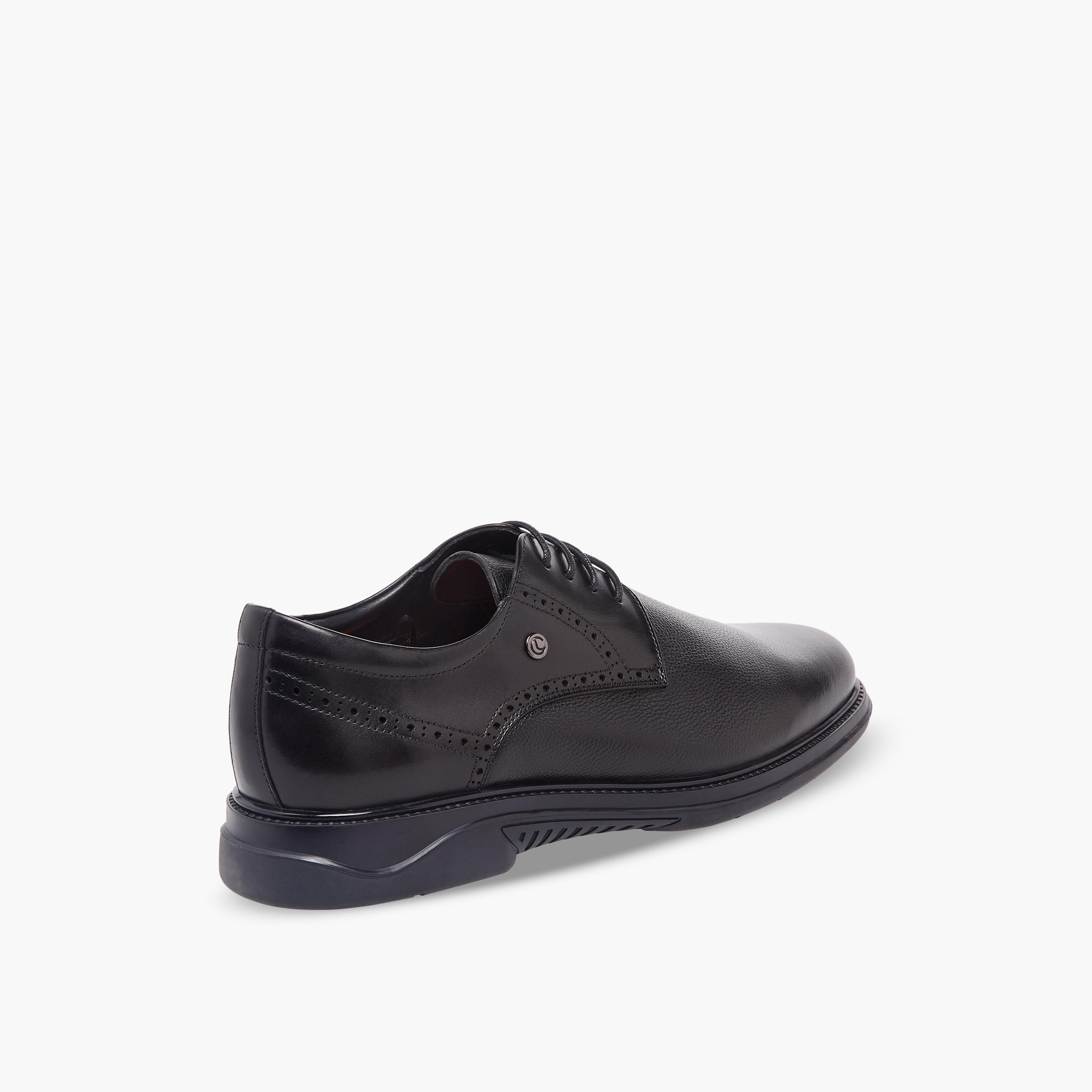 حذاء ديربي جلد برباط إغلاق للرجال من لو كونفورت-men-shoes-formalshoes-image-6