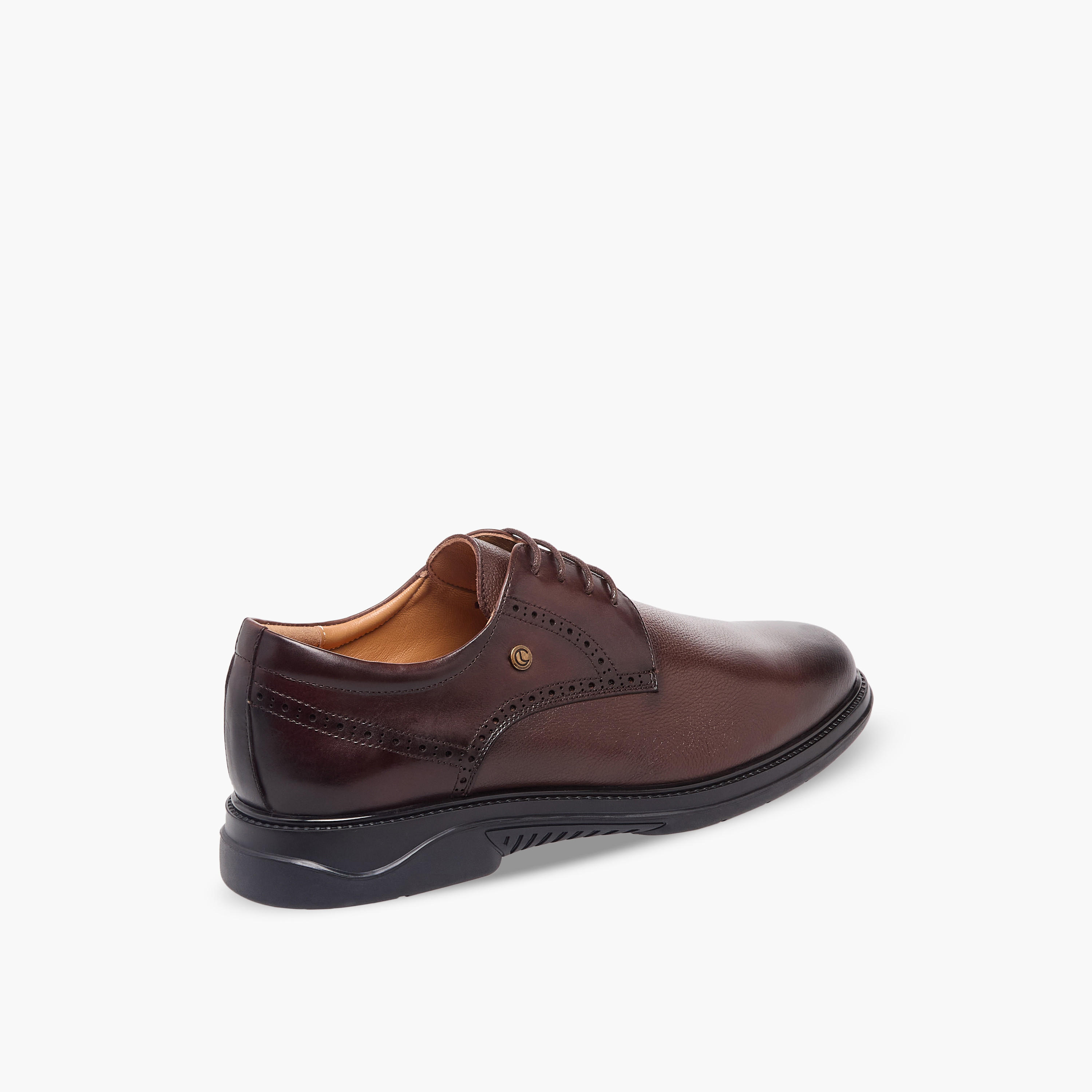 حذاء ديربي جلد برباط إغلاق للرجال من لو كونفورت-men-shoes-formalshoes-image-6