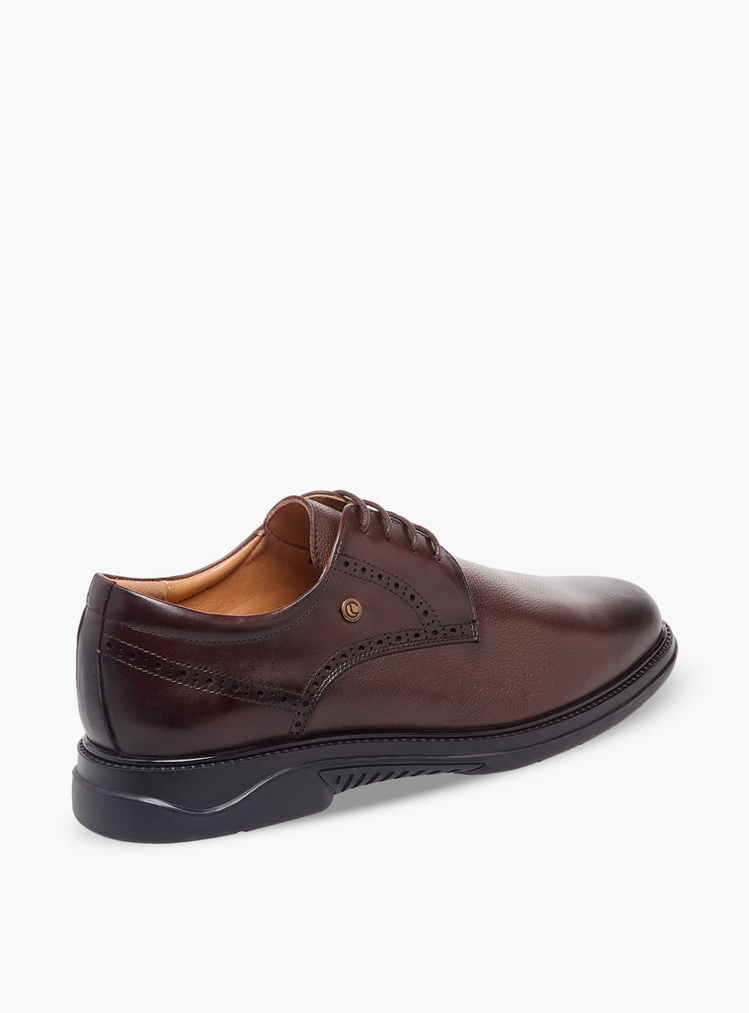 حذاء ديربي جلد برباط إغلاق للرجال من لو كونفورت-men-shoes-formalshoes-image-6