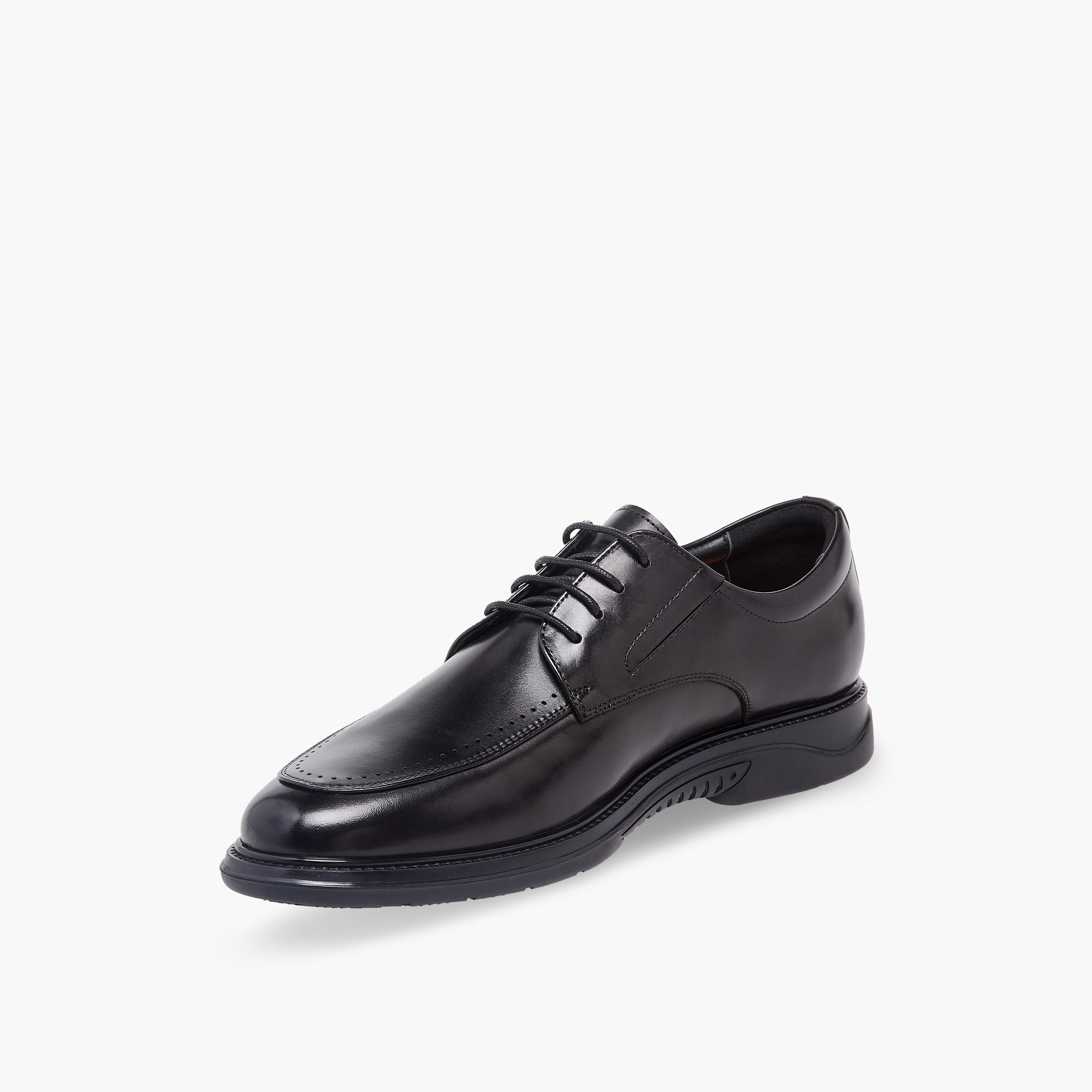 Le Confort Men Lace-Up Leather Derby Shoes-men-shoes-formalshoes-image-4
