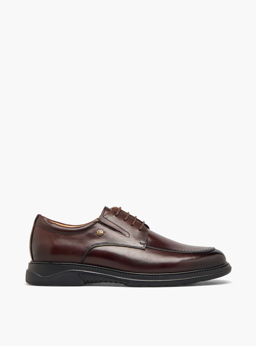 حذاء ديربي جلد برباط إغلاق للرجال من لو كونفورت-men-shoes-formalshoes-image-3