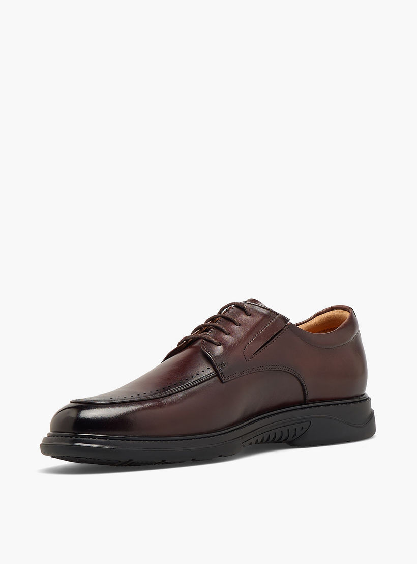 حذاء ديربي جلد برباط إغلاق للرجال من لو كونفورت-men-shoes-formalshoes-image-4