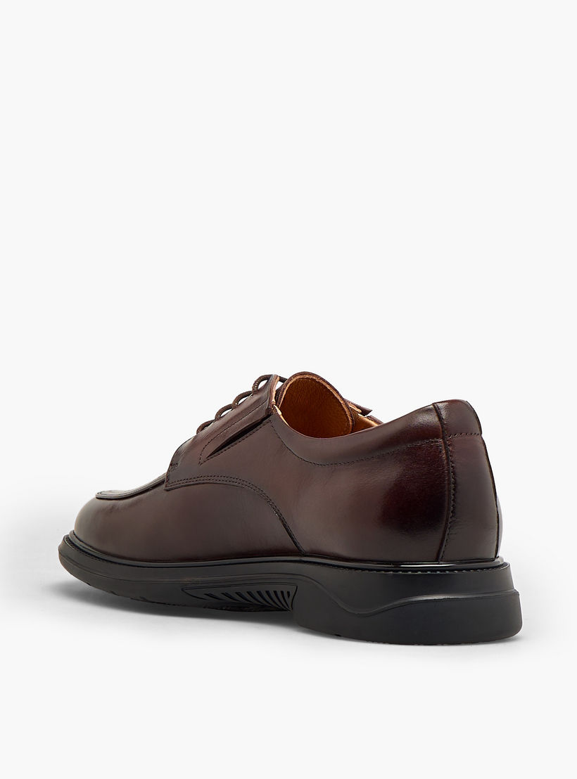 حذاء ديربي جلد برباط إغلاق للرجال من لو كونفورت-men-shoes-formalshoes-image-5