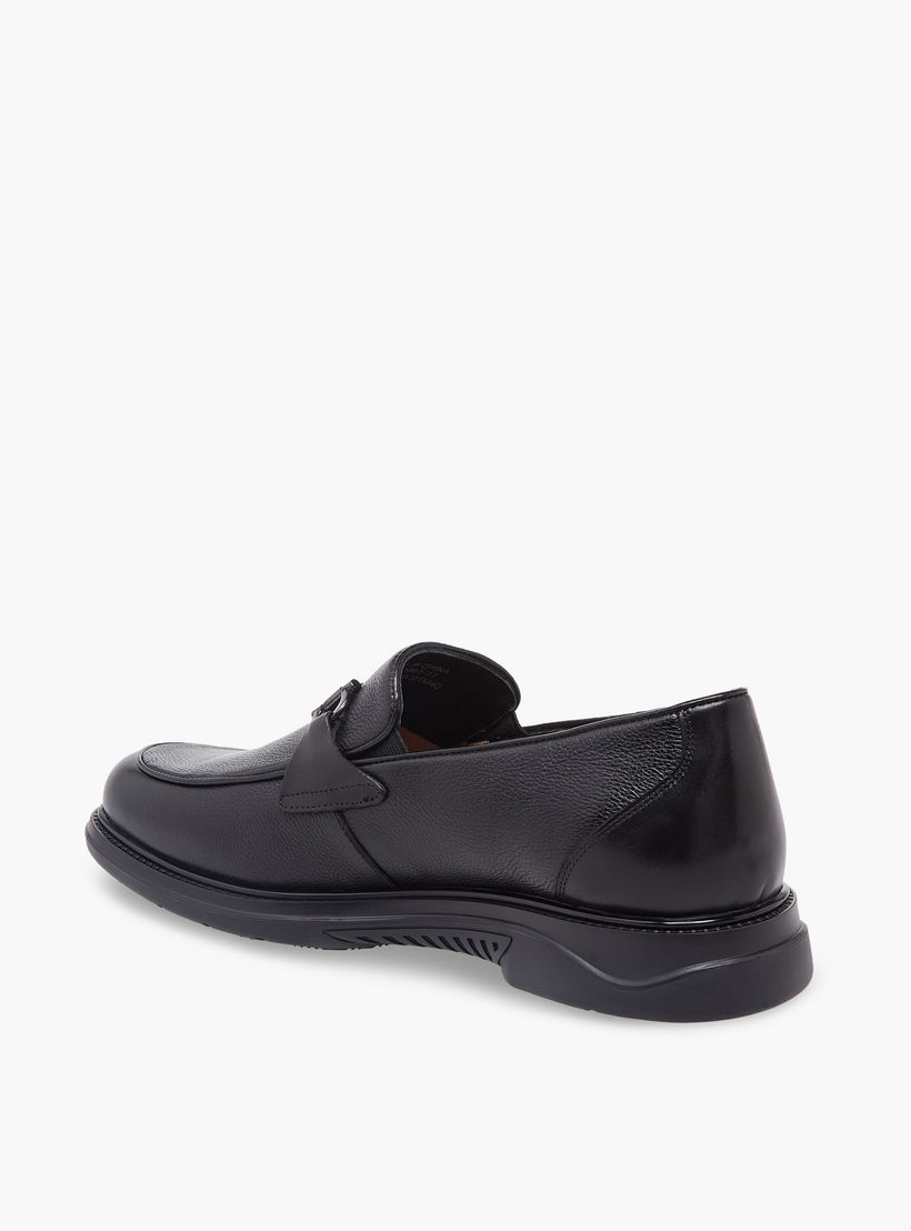 حذاء لوفر جلد سهل الارتداء للرجال من لو كونفورت-men-shoes-formalshoes-image-5