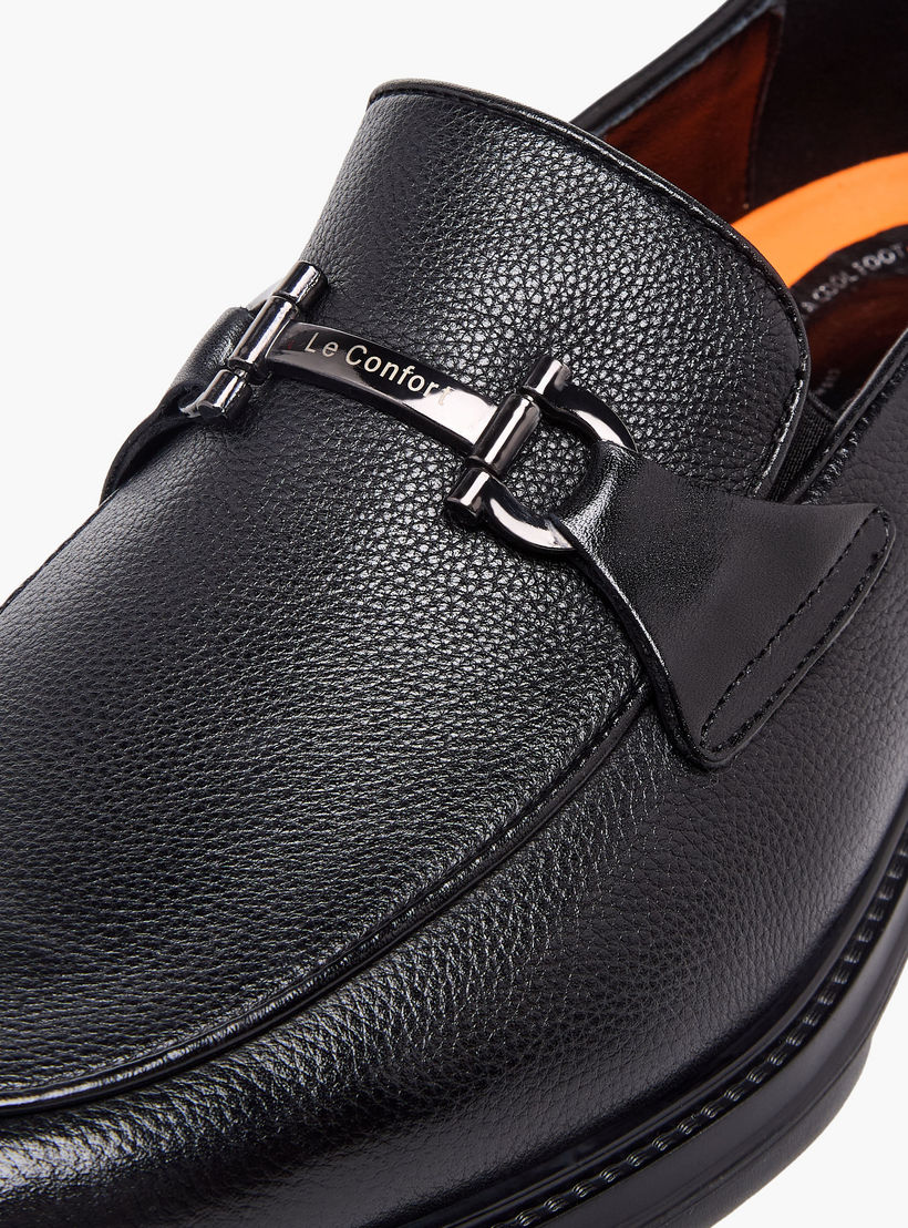 حذاء لوفر جلد سهل الارتداء للرجال من لو كونفورت-men-shoes-formalshoes-image-7