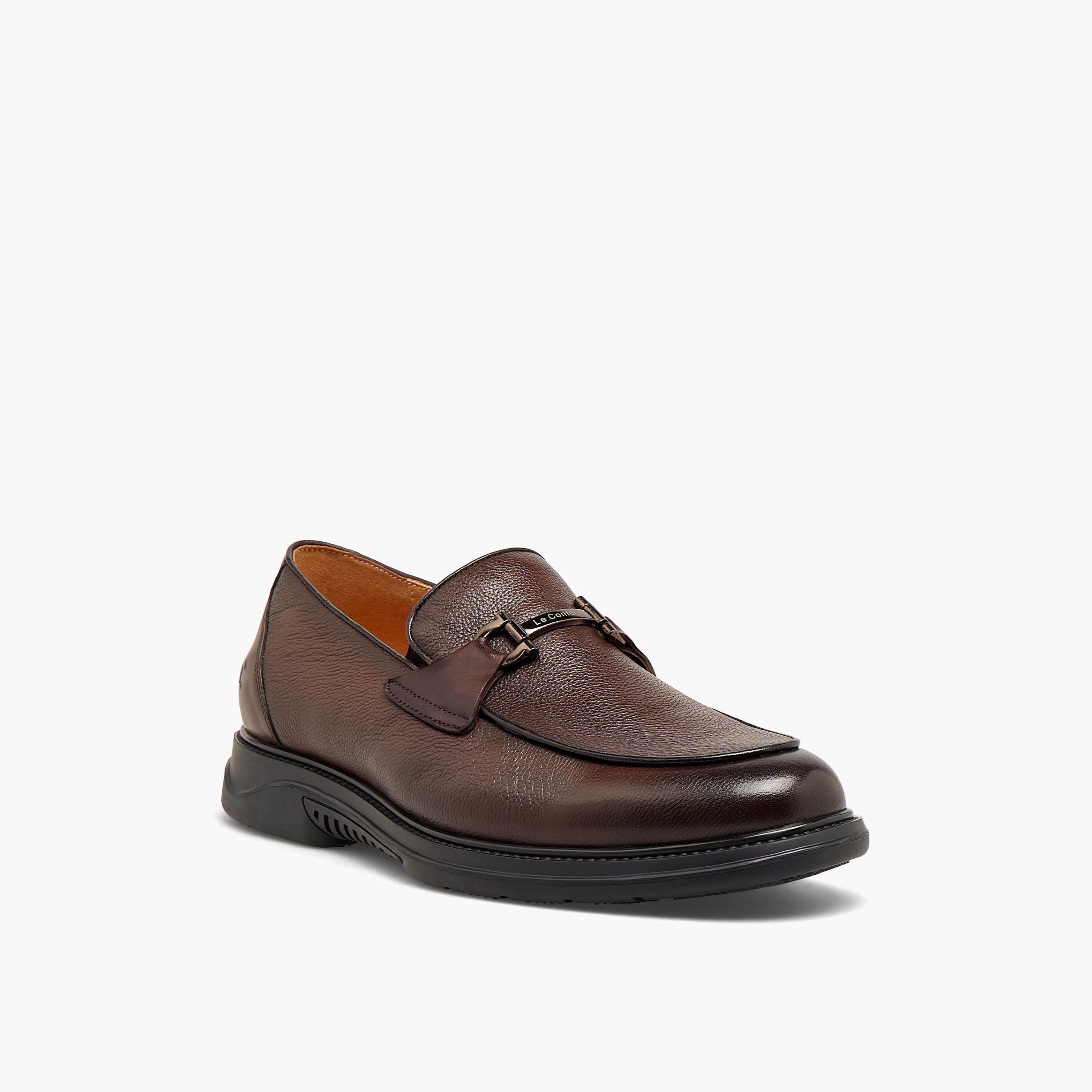 حذاء لوفر جلد سهل الارتداء للرجال من لو كونفورت-men-shoes-formalshoes-image-2