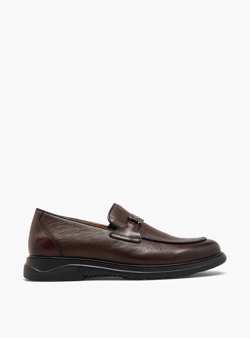 حذاء لوفر جلد سهل الارتداء للرجال من لو كونفورت-men-shoes-formalshoes-image-3