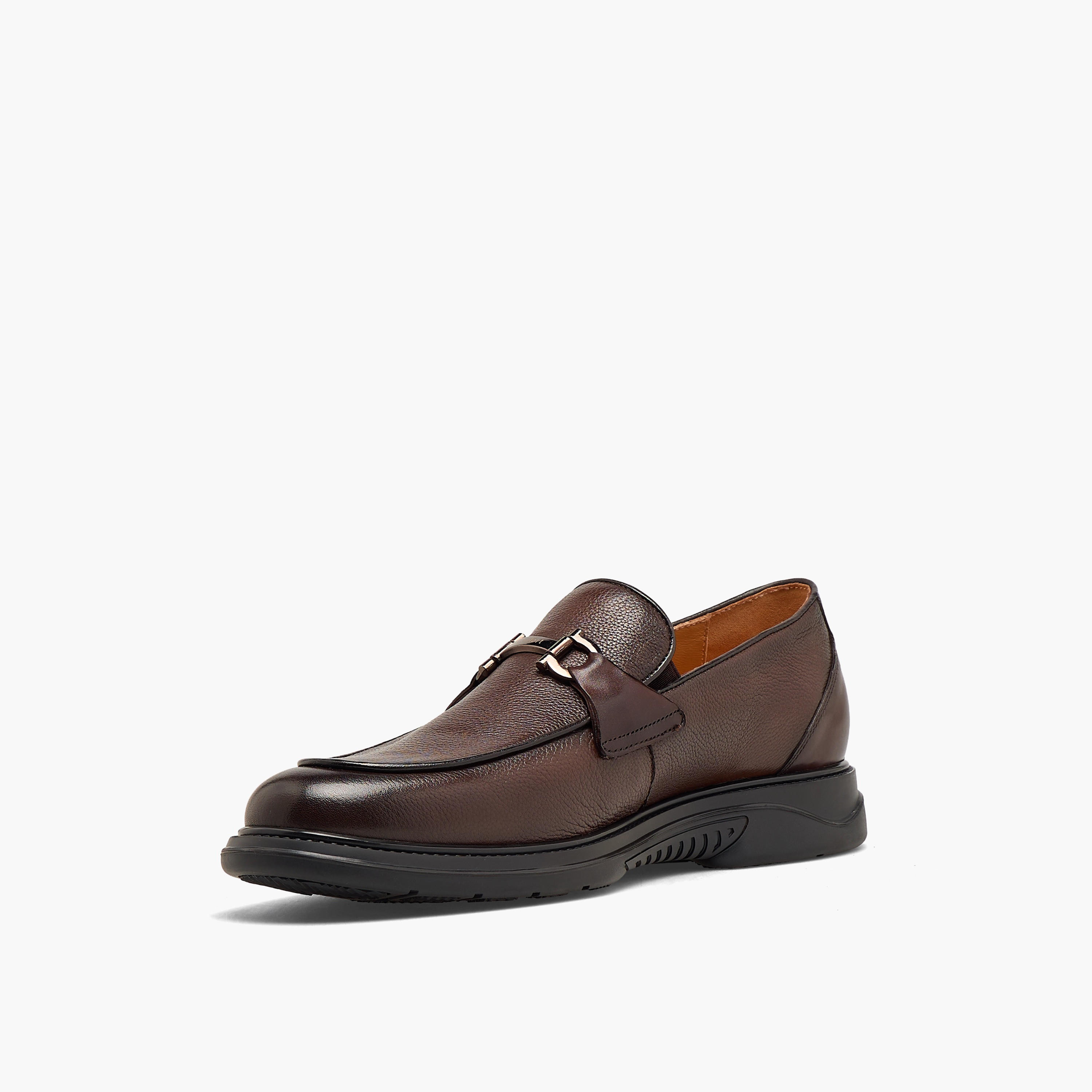 حذاء لوفر جلد سهل الارتداء للرجال من لو كونفورت-men-shoes-formalshoes-image-6