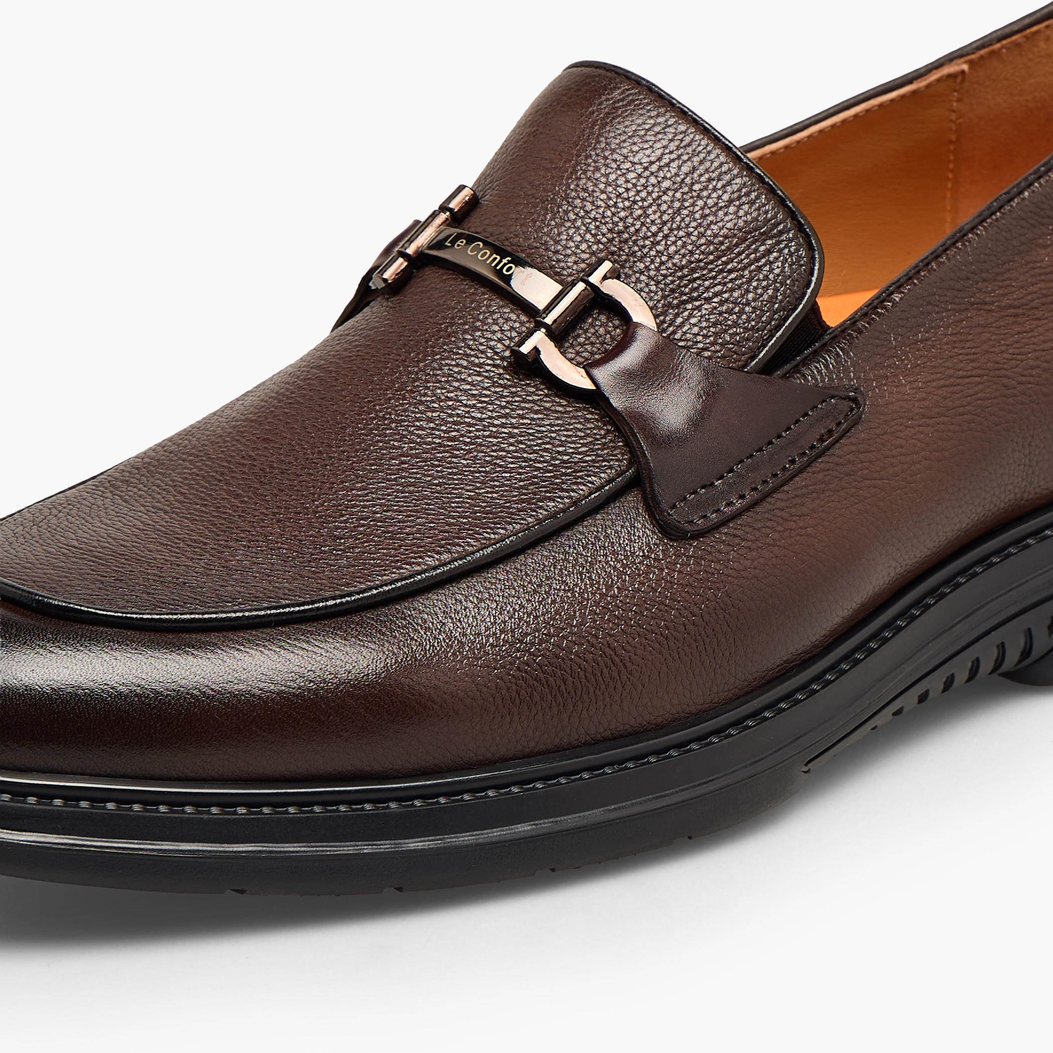 حذاء لوفر جلد سهل الارتداء للرجال من لو كونفورت-men-shoes-formalshoes-image-7