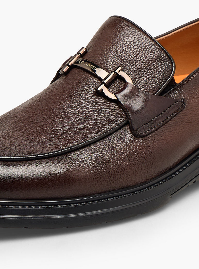 حذاء لوفر جلد سهل الارتداء للرجال من لو كونفورت-men-shoes-formalshoes-image-7