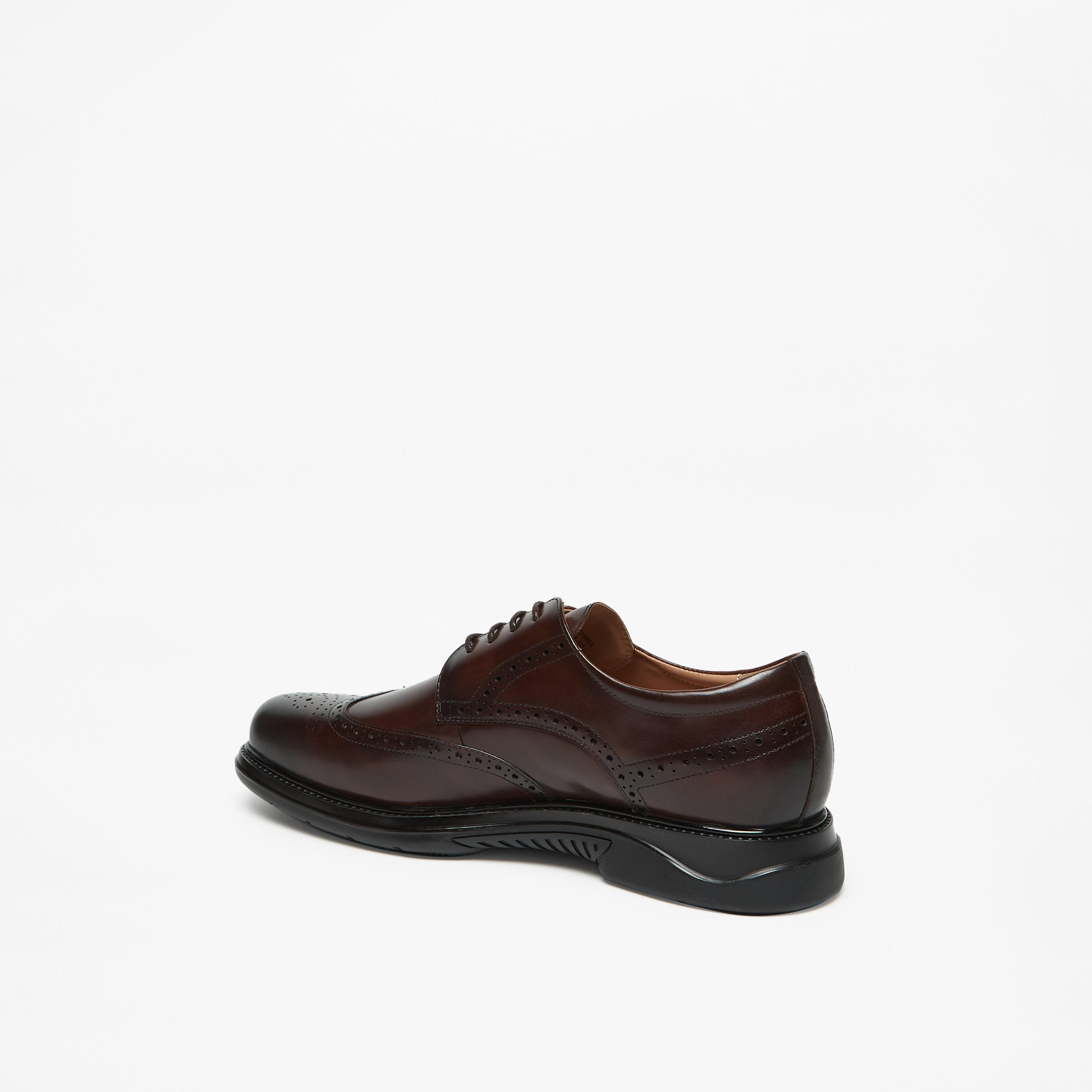 Le Confort Leather Perforated Derby Shoes with Lace-Up Closure-men-shoes-formalshoes-image-2