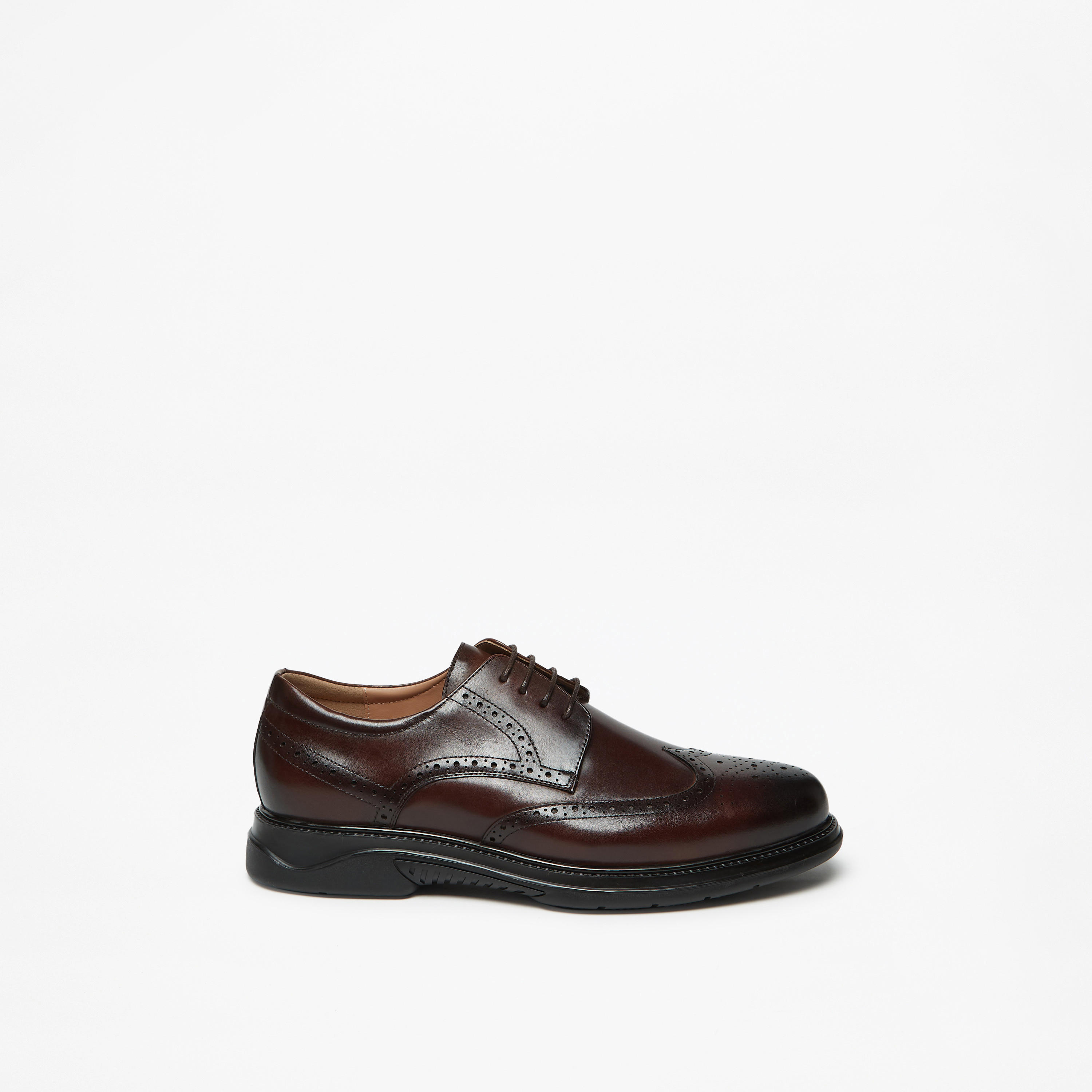 Le Confort Leather Perforated Derby Shoes with Lace-Up Closure-men-shoes-formalshoes-image-3