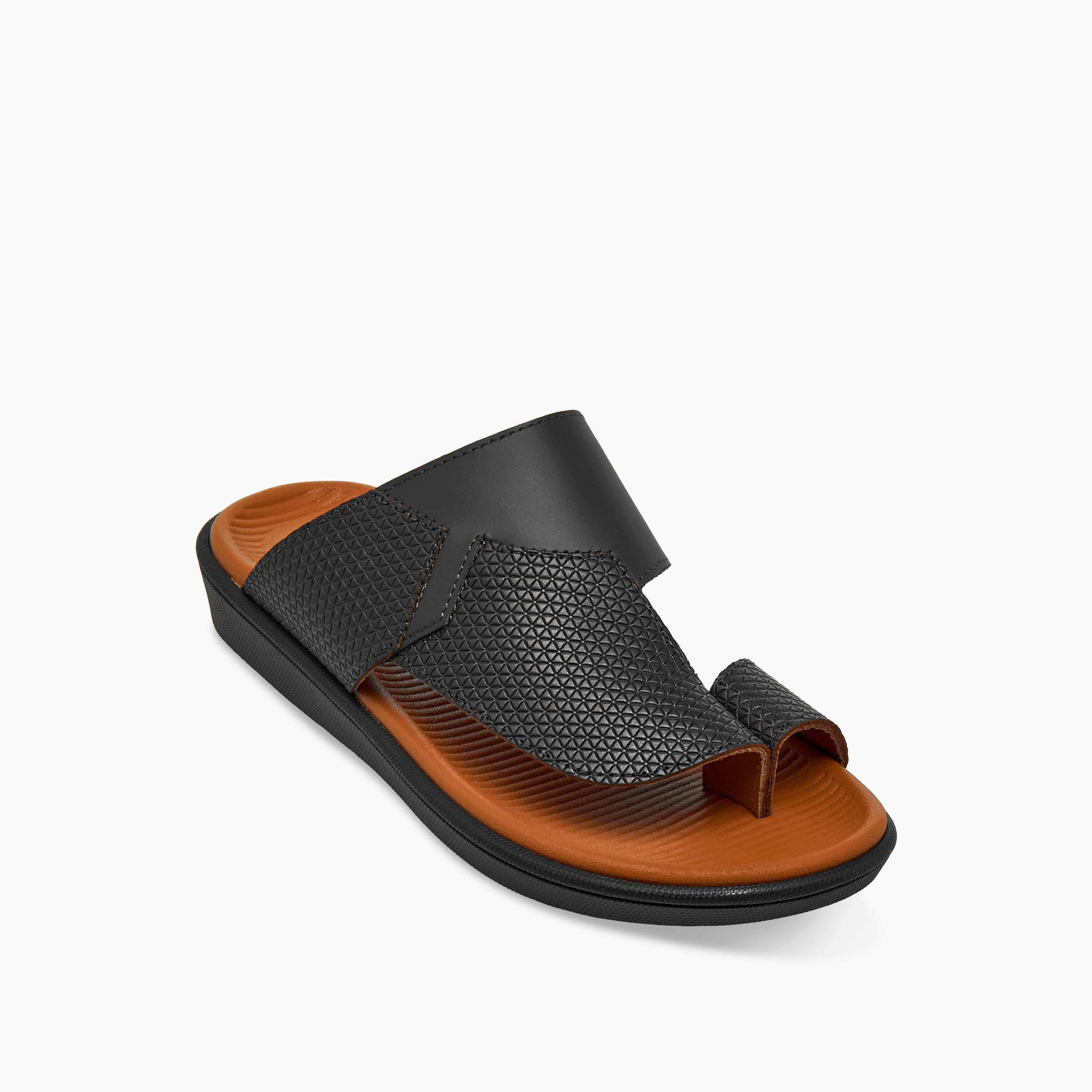 صندل عربي جلد بحلقة إصبع للأولاد من الواحة-boys-shoes-sandals-image-2