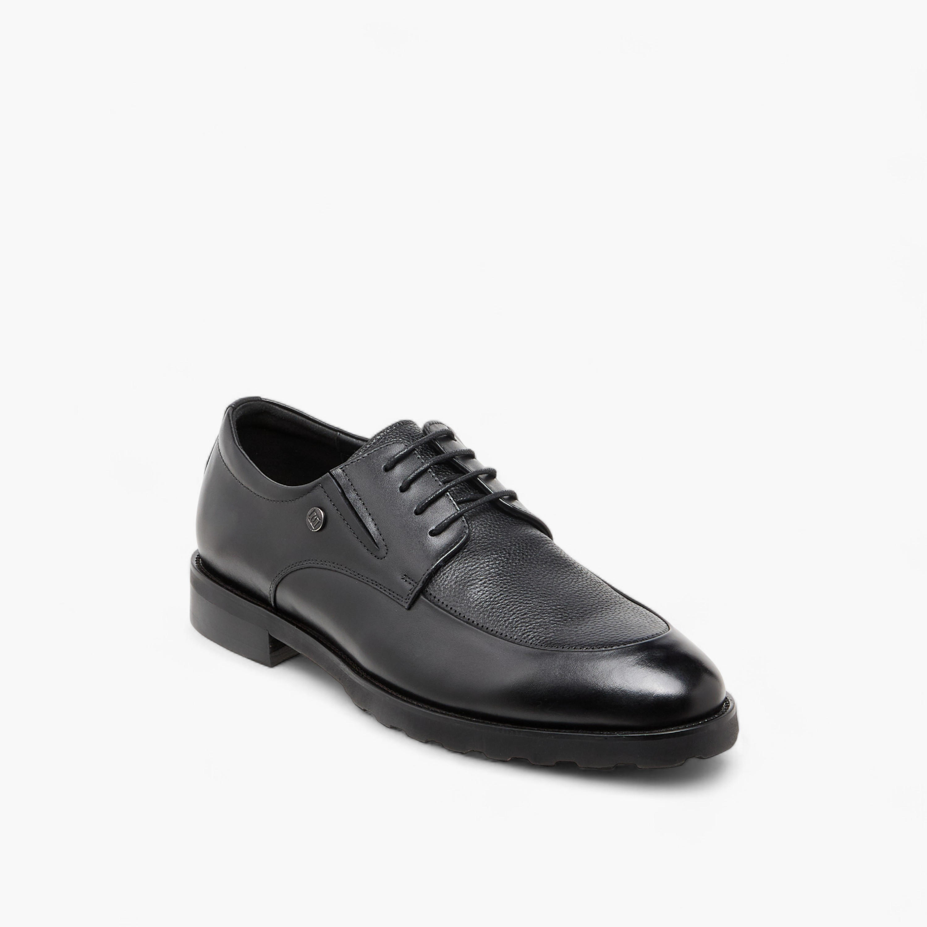 Duchini Men Genuine Leather Lace-Up Derby Shoes-men-shoes-formalshoes-image-2