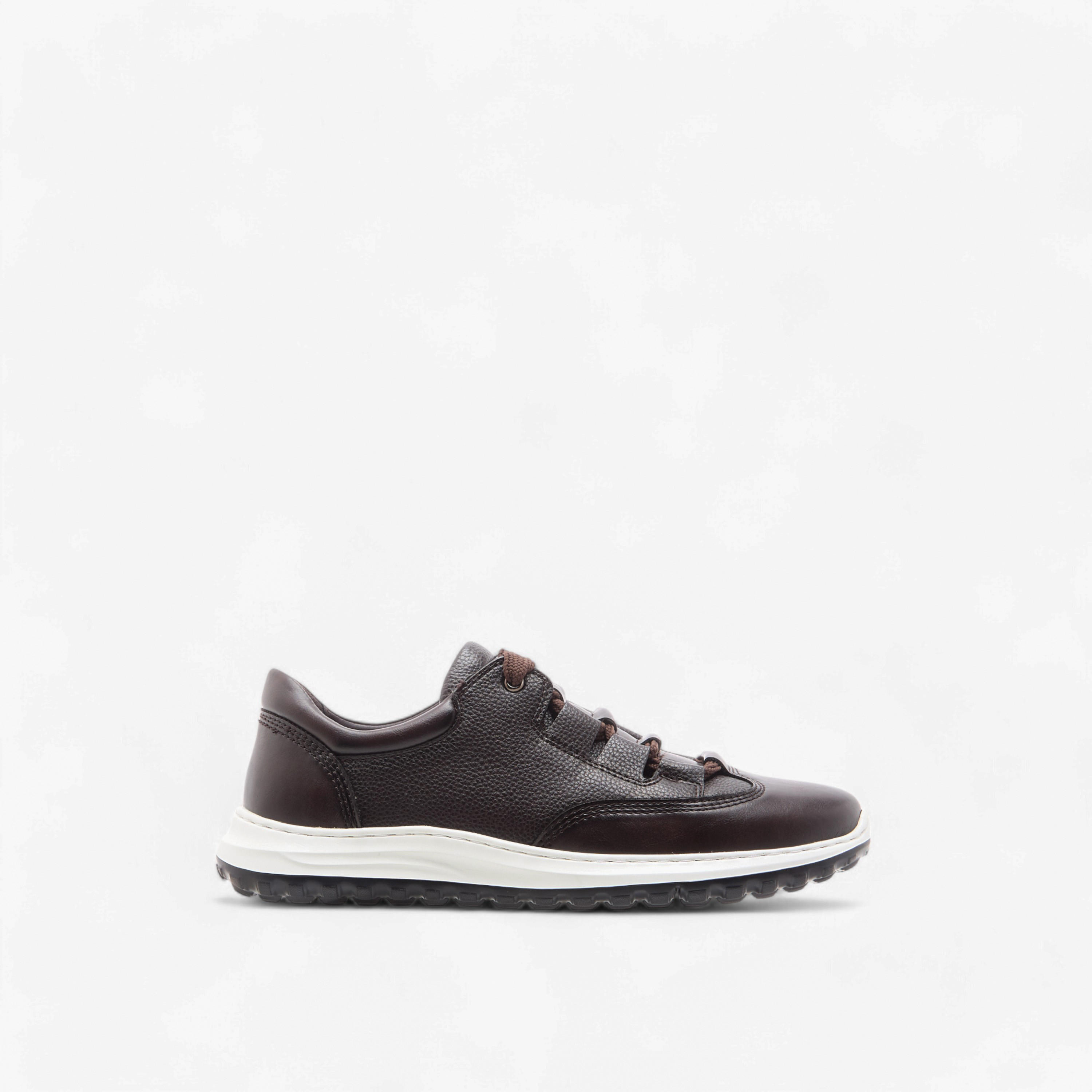 Duchini Men's Textured Sneakers with Lace-Up Closure-men-shoes-sneakers-image-3