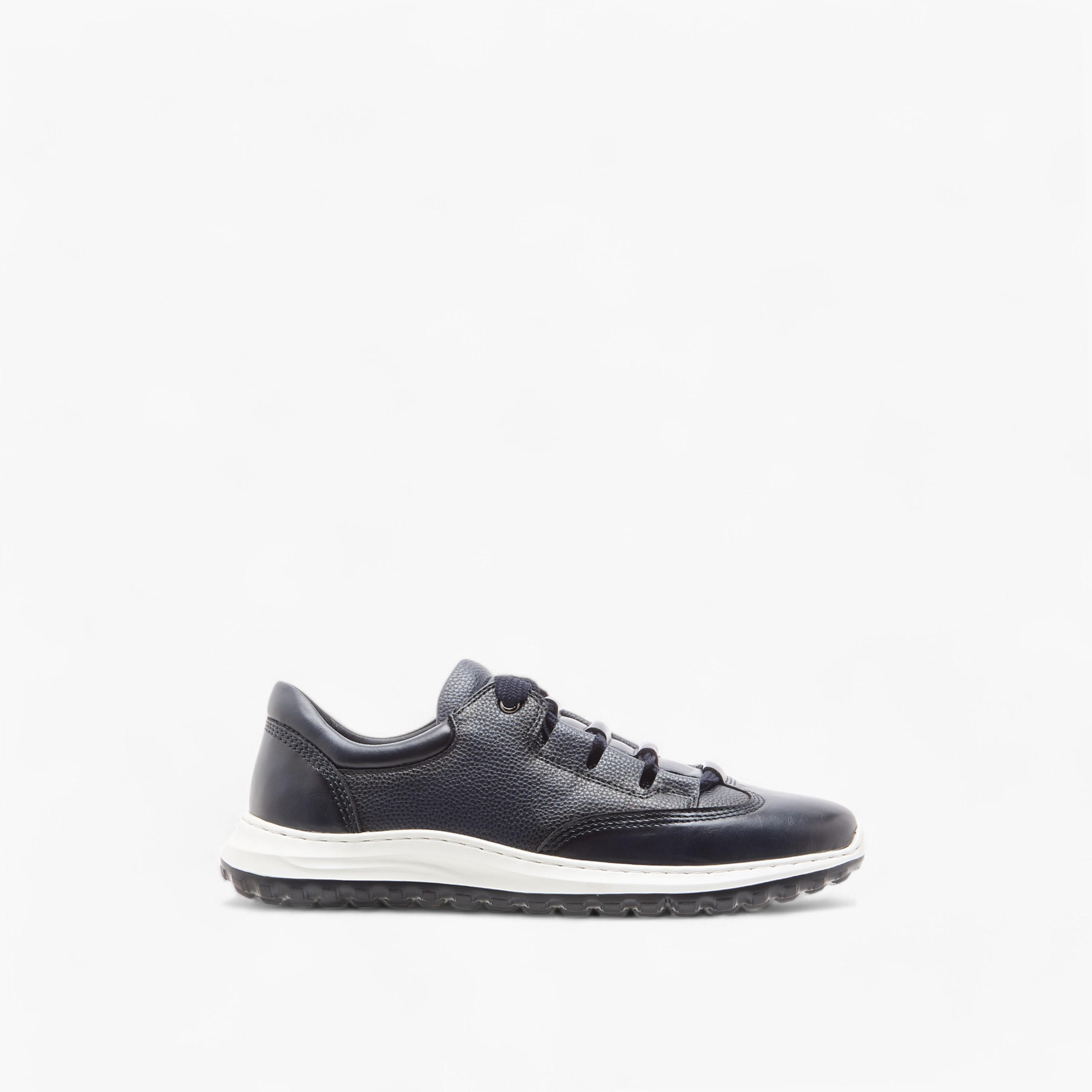 Duchini Men's Textured Sneakers with Lace-Up Closure-men-shoes-sneakers-image-3