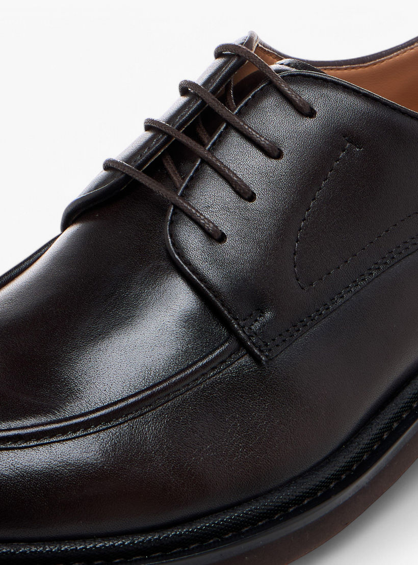 Duchini Men's Leather Solid Lace-Up Derby Shoes-men-shoes-formalshoes-image-4
