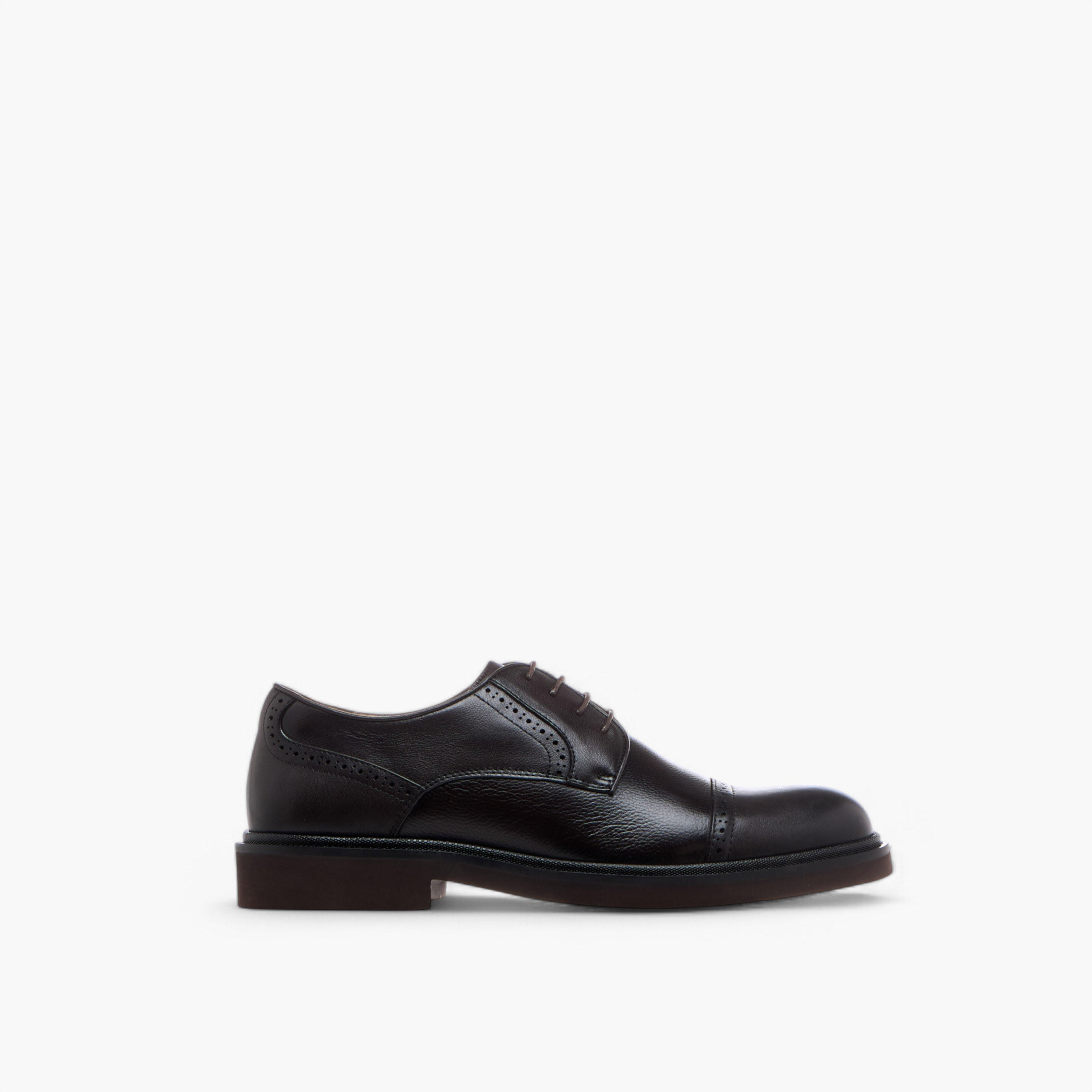 Duchini Men's Genuine Leather Lace-Up Derby Shoes-men-shoes-formalshoes-image-3