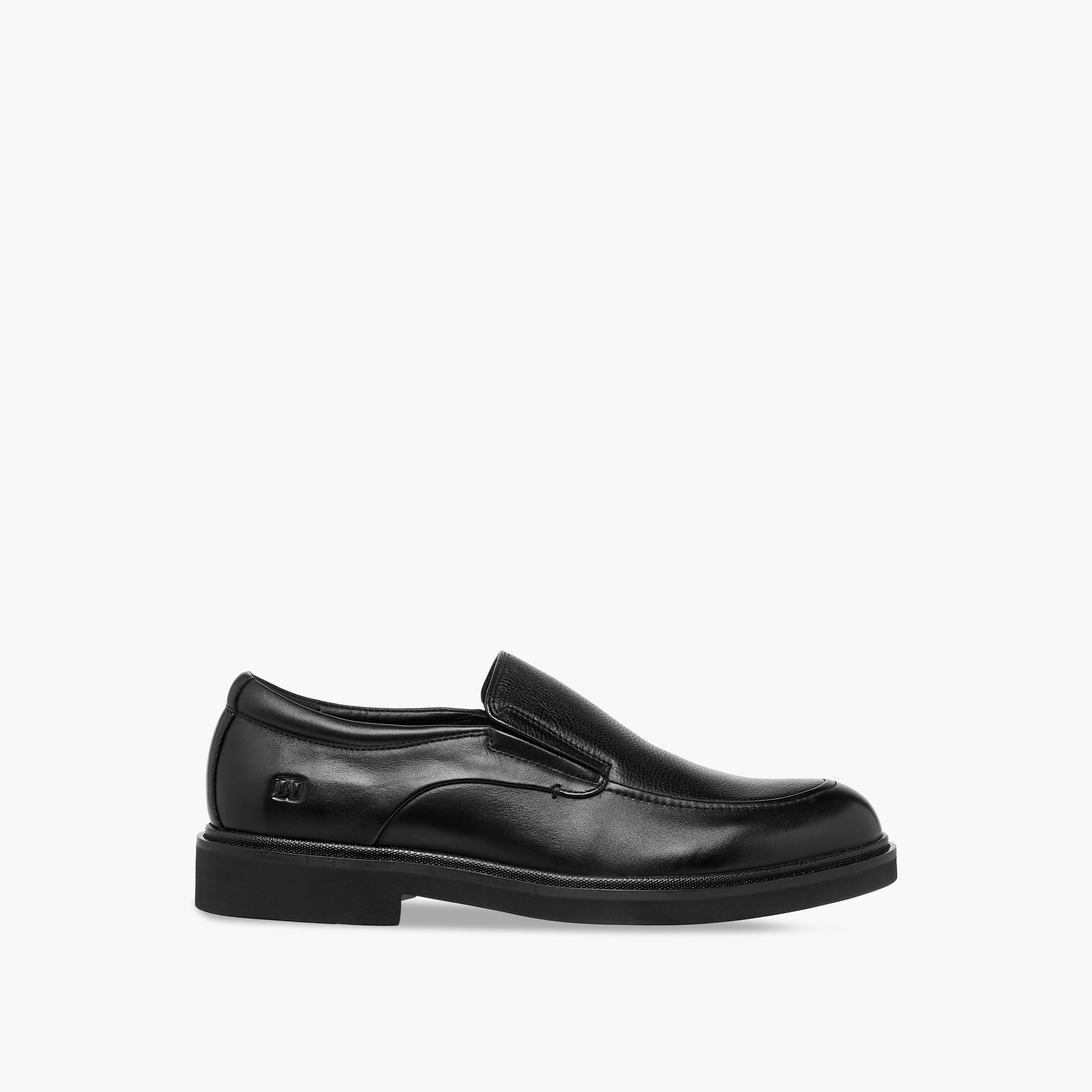 Duchini Men's Leather Solid Slip-On Loafers-men-shoes-loafersandmoccasins-image-3