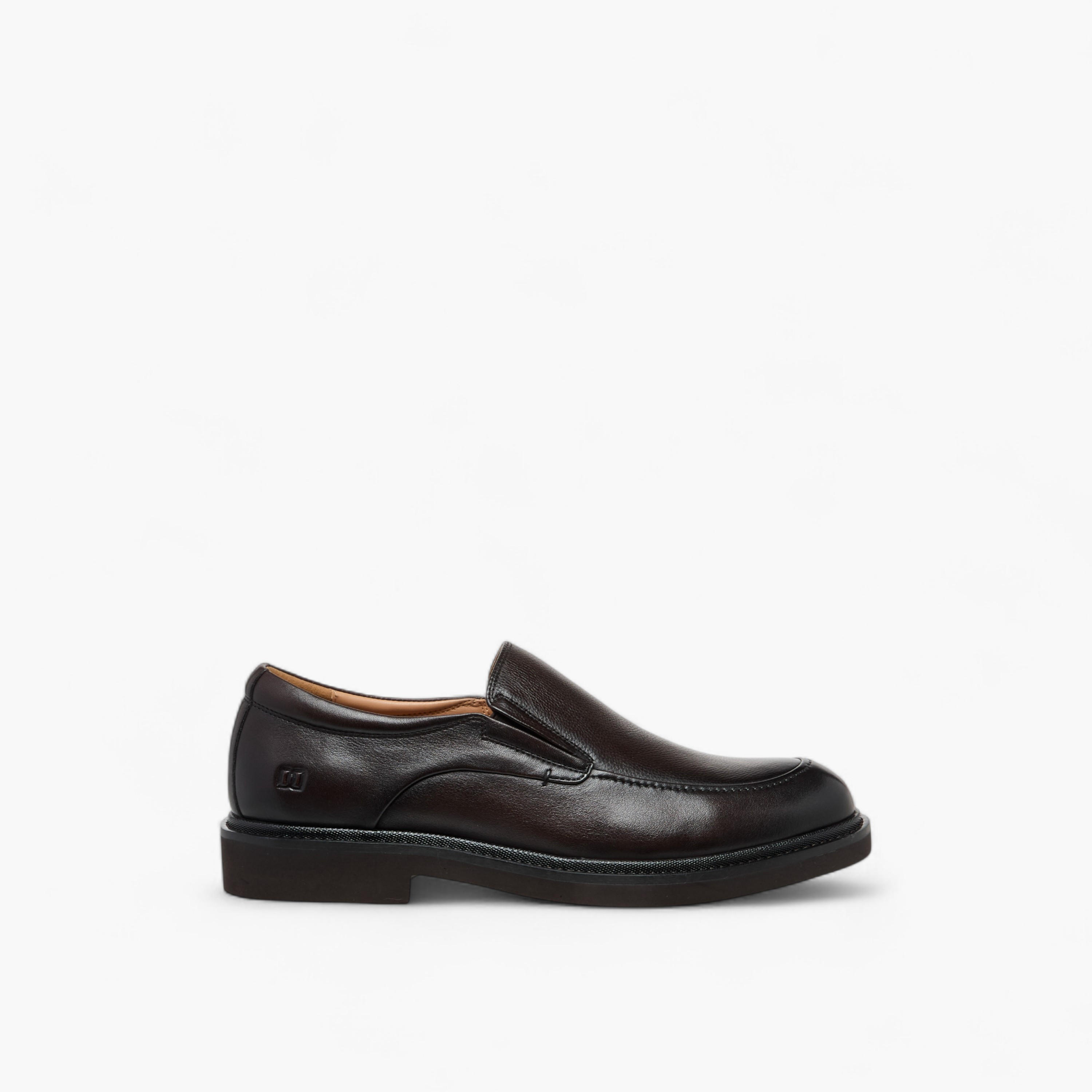 Duchini Men's Leather Solid Slip-On Loafers-men-shoes-loafersandmoccasins-image-3