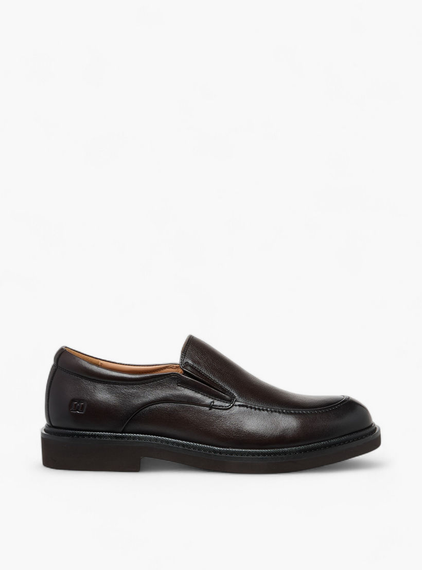 Duchini Men's Leather Solid Slip-On Loafers-men-shoes-loafersandmoccasins-image-3
