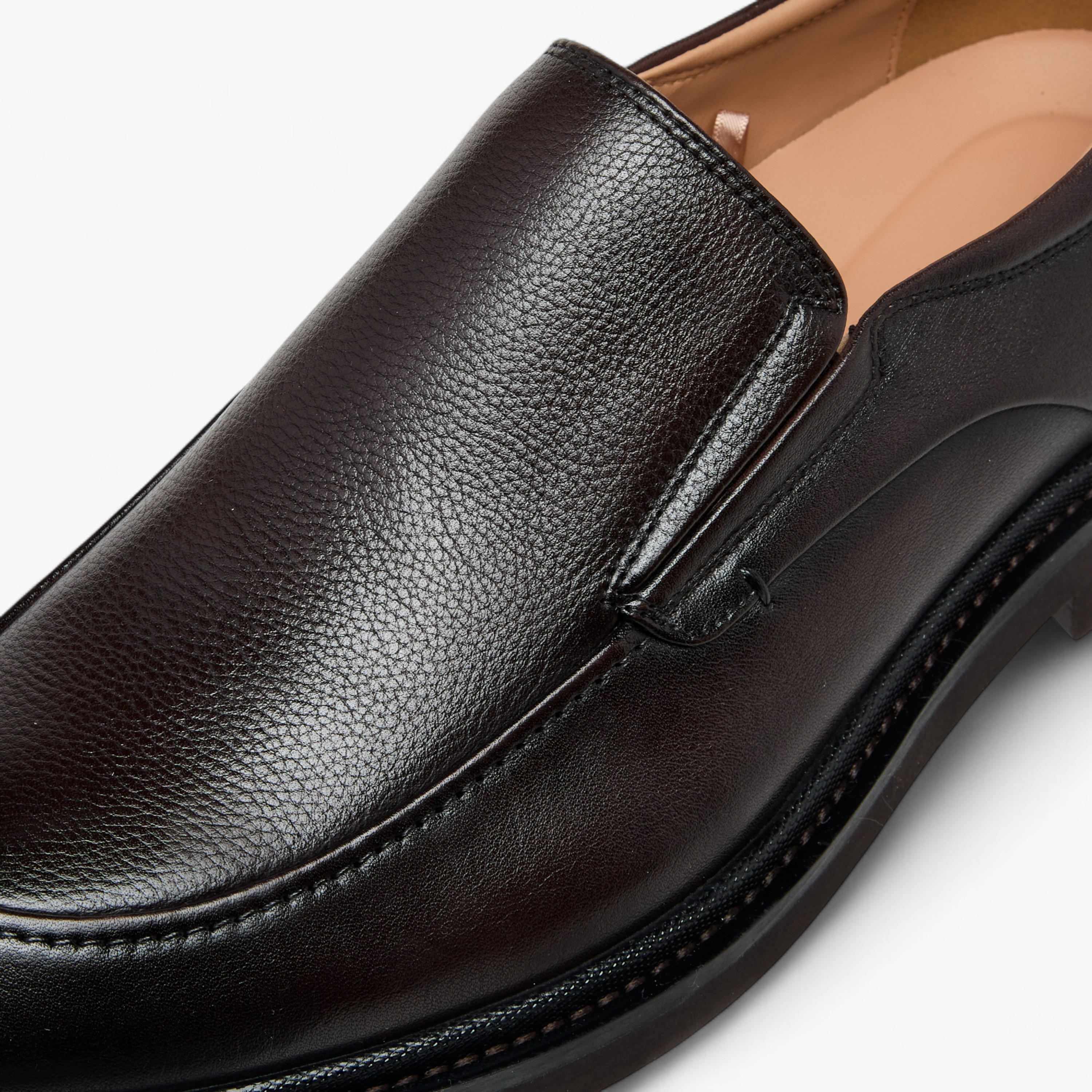 Duchini Men's Leather Solid Slip-On Loafers-men-shoes-loafersandmoccasins-image-4