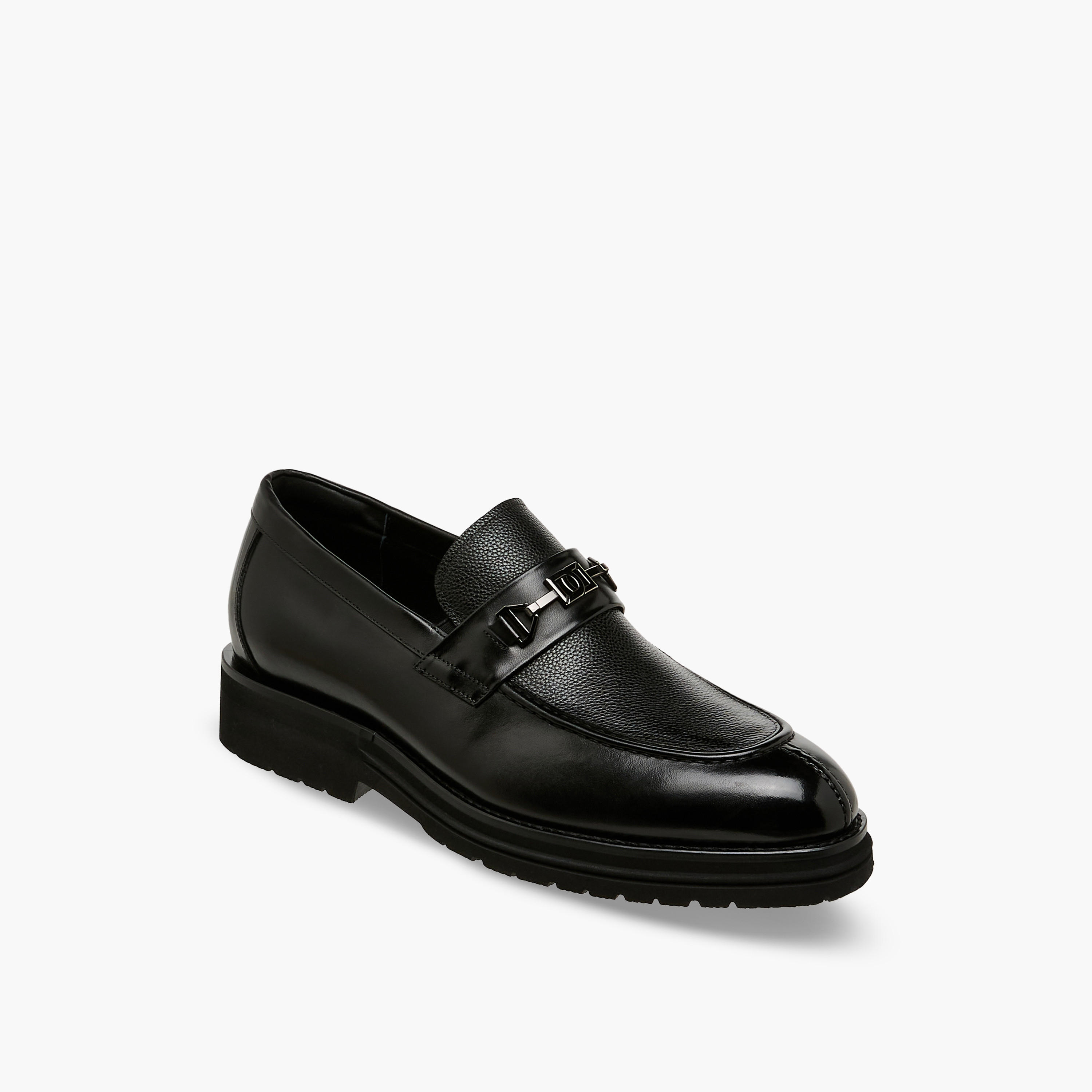 Duchini Men Genuine Leather Slip-On Loafers-men-shoes-loafersandmoccasins-image-2