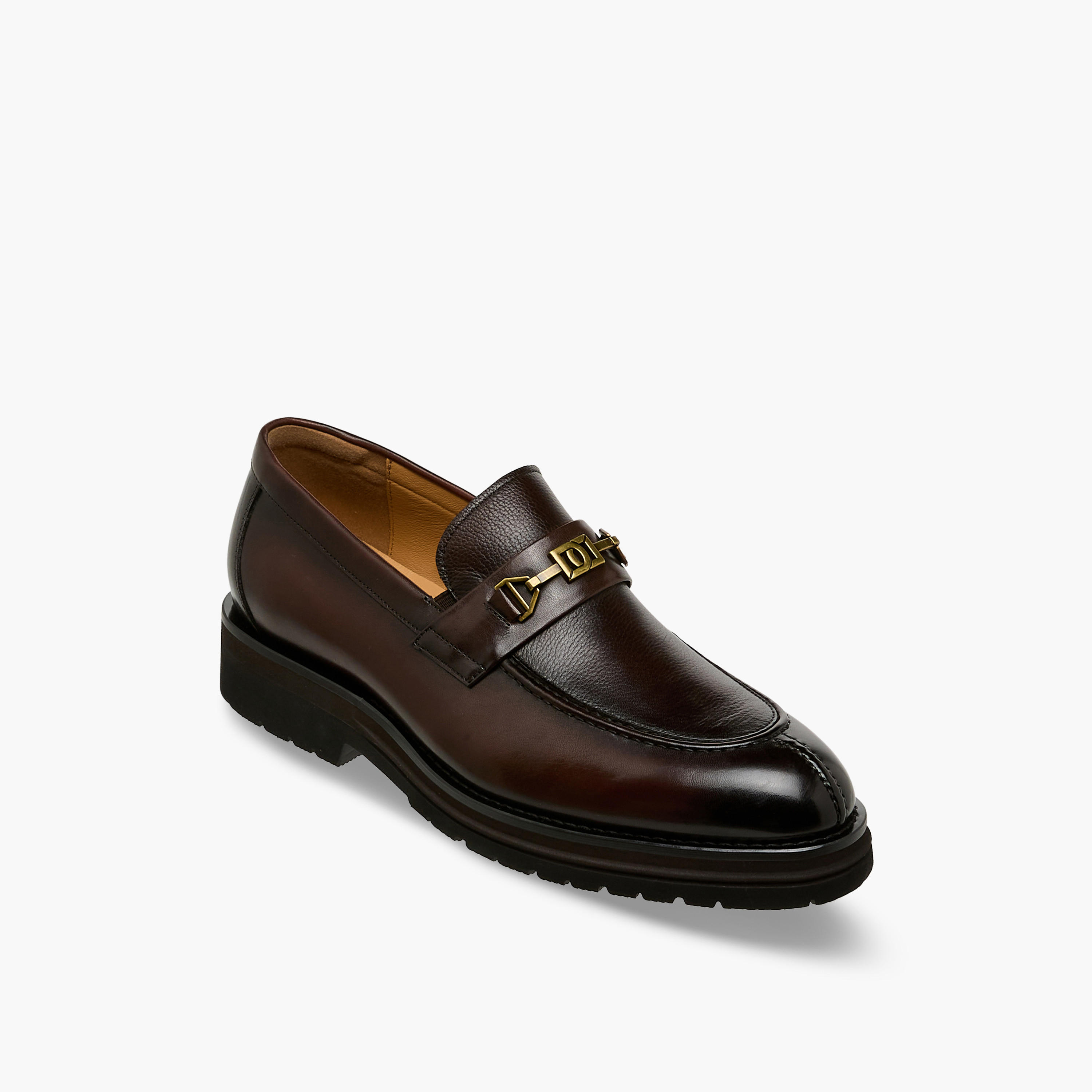 Duchini Men Genuine Leather Slip-On Loafers-men-shoes-loafersandmoccasins-image-2