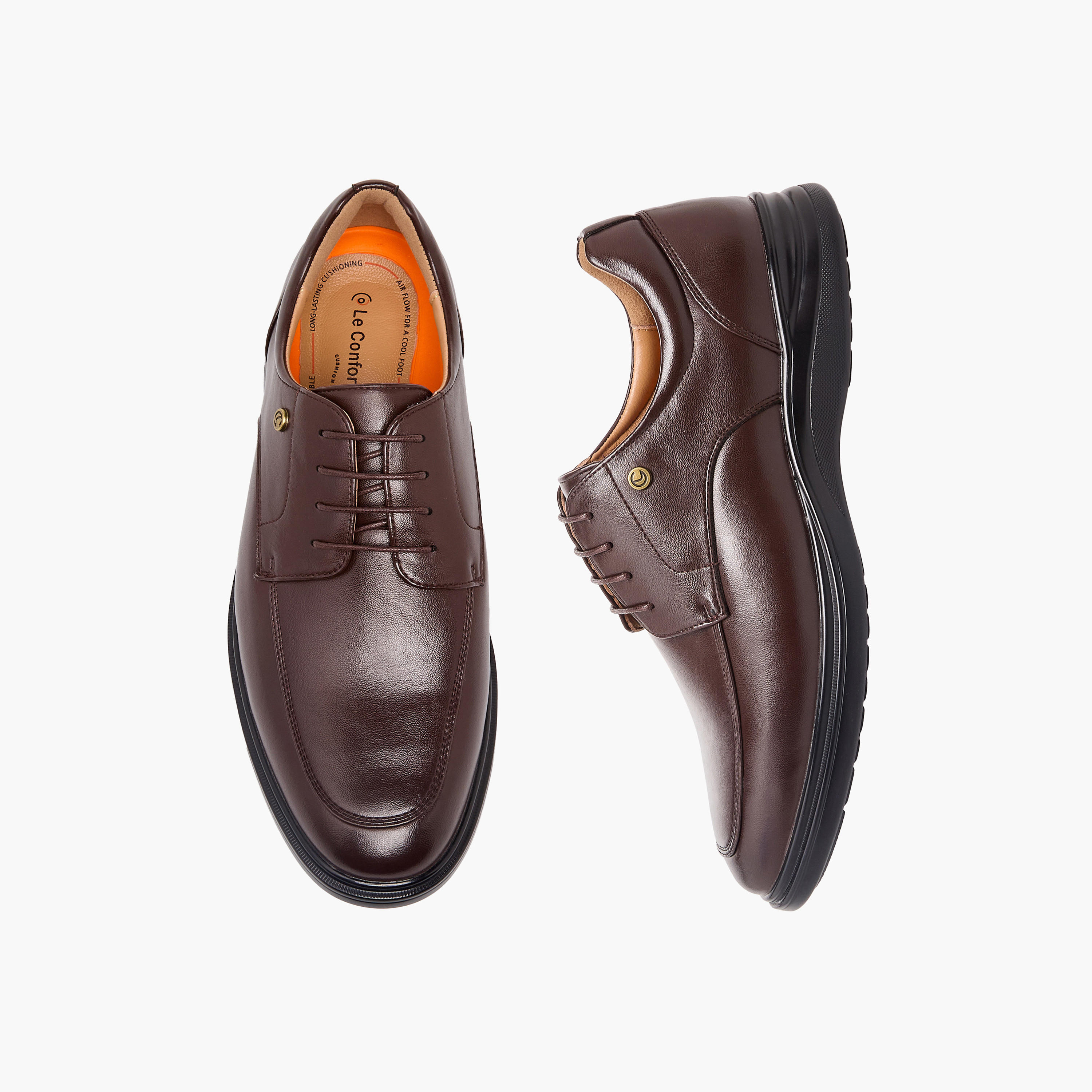 Le Confort Men Lace-Up Derby Shoes-men-shoes-formalshoes-image-1