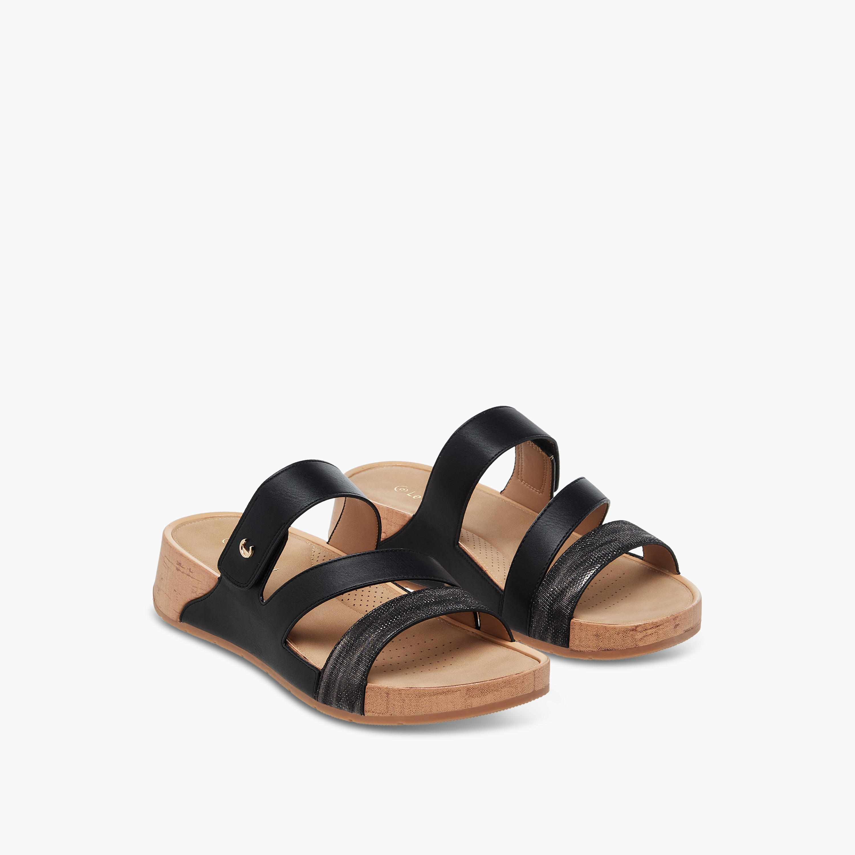 Le Confort Slip-On Comfort Sandals-women-shoes-sandals-heeled-image-1