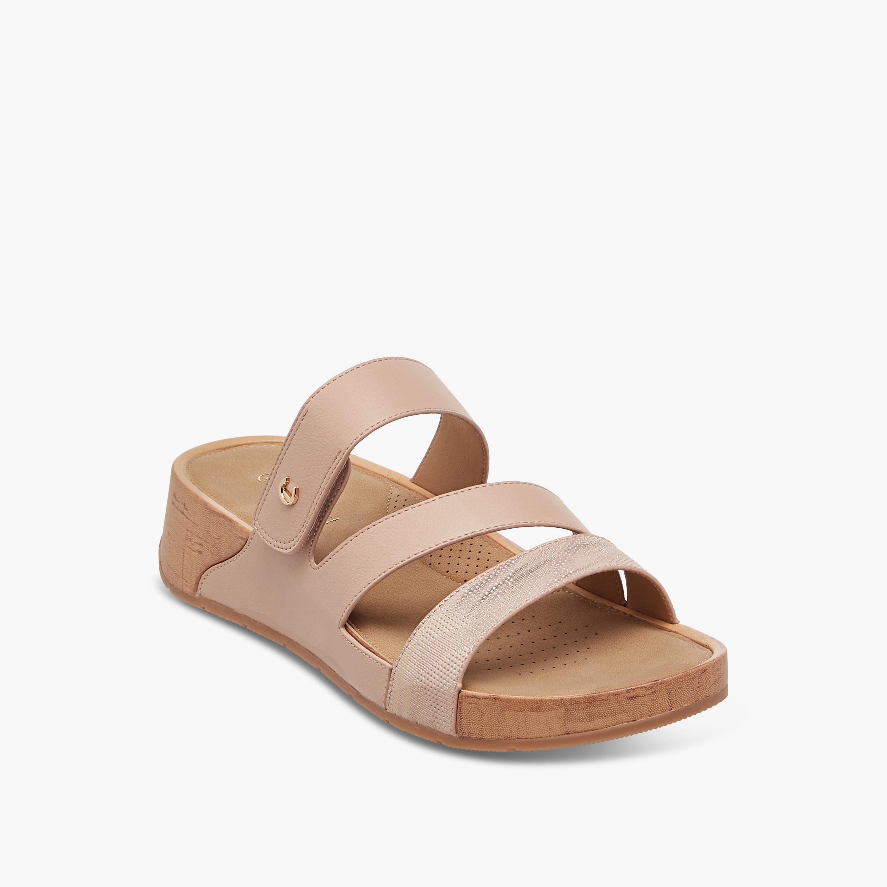 صندل مريح سهل الارتداء من لو كونفورت-women-shoes-sandals-heeled-image-2