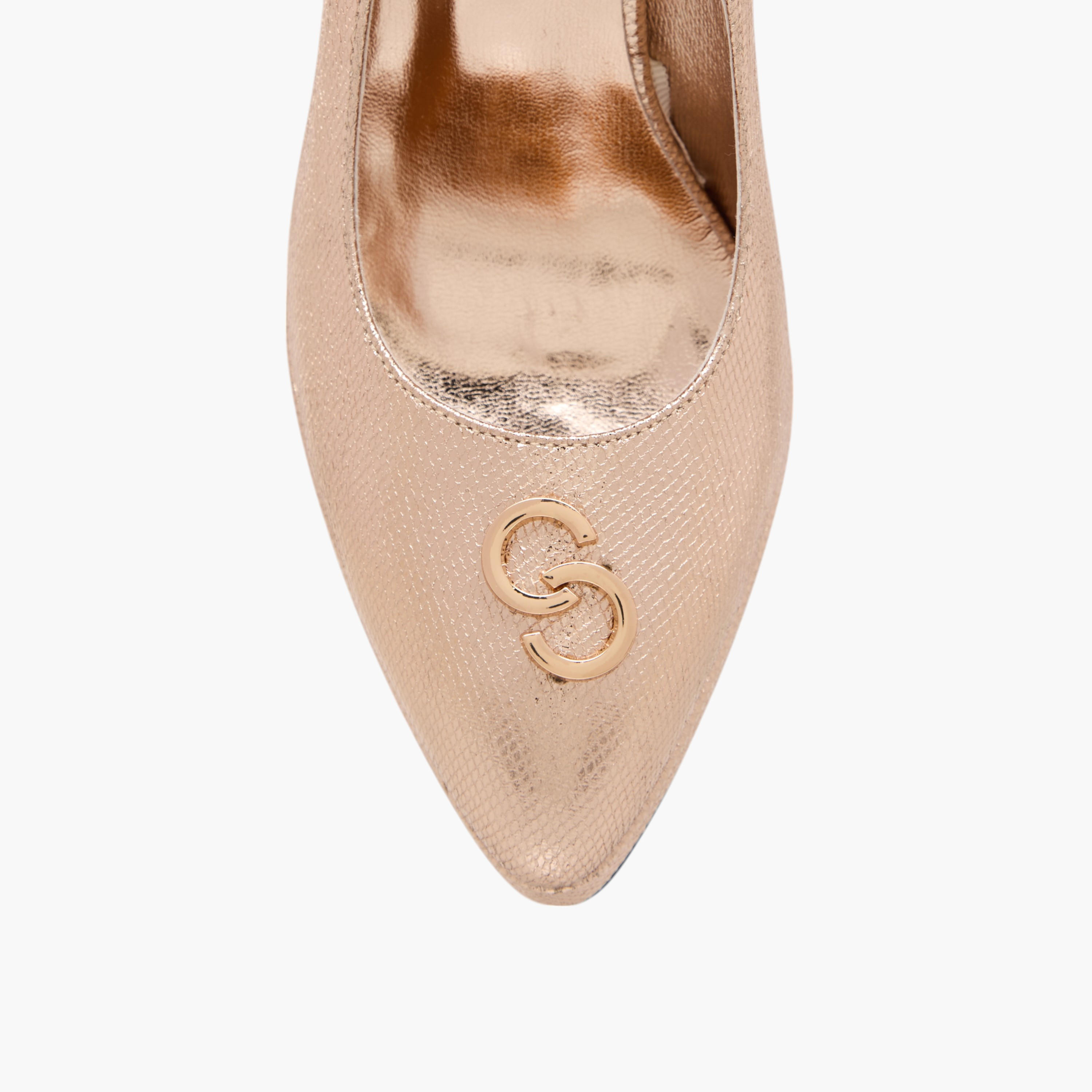 Celeste Women's Textured Slip-On Pumps with Platform Heels-women-shoes-sandals-heeled-image-4