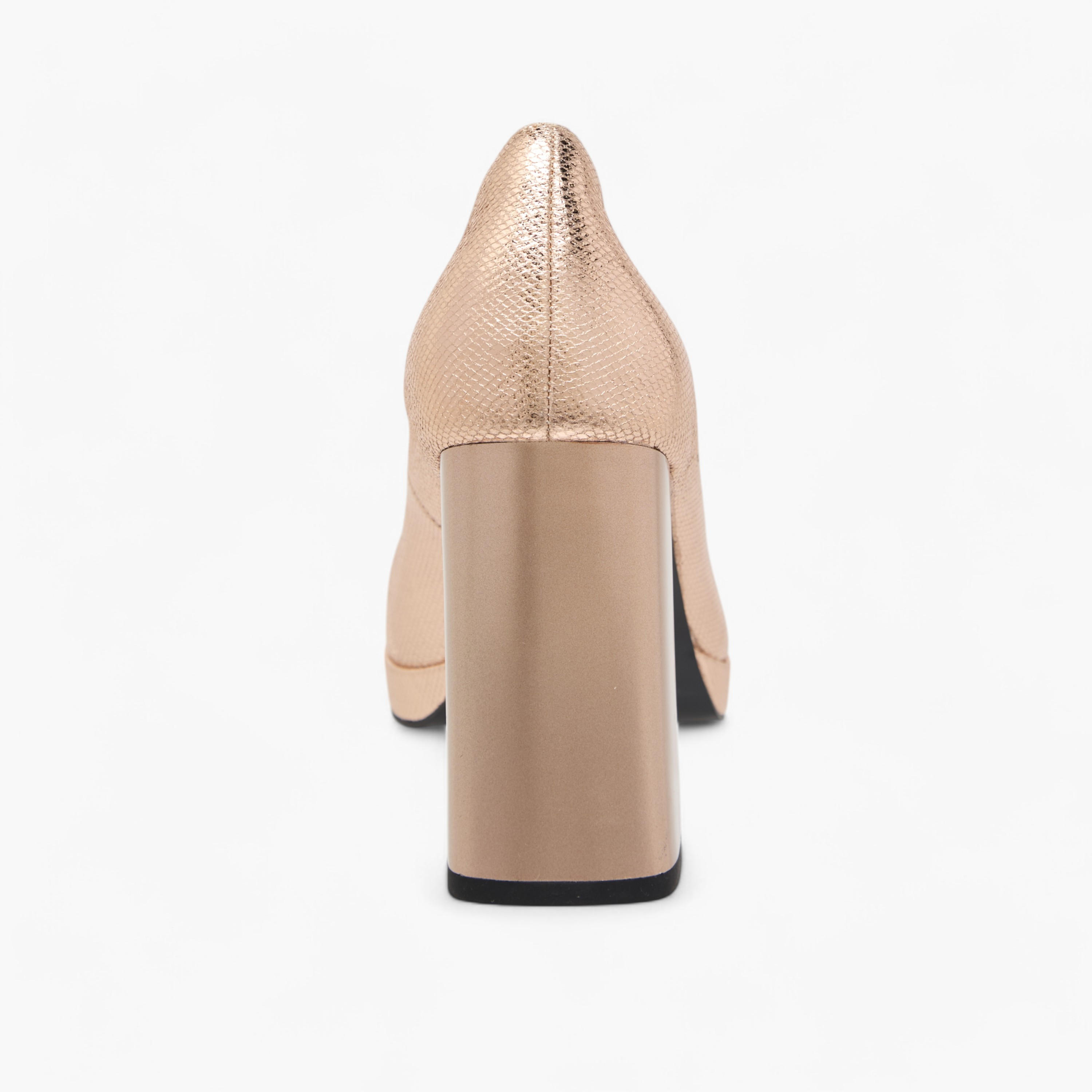 Celeste Women's Textured Slip-On Pumps with Platform Heels-women-shoes-sandals-heeled-image-5