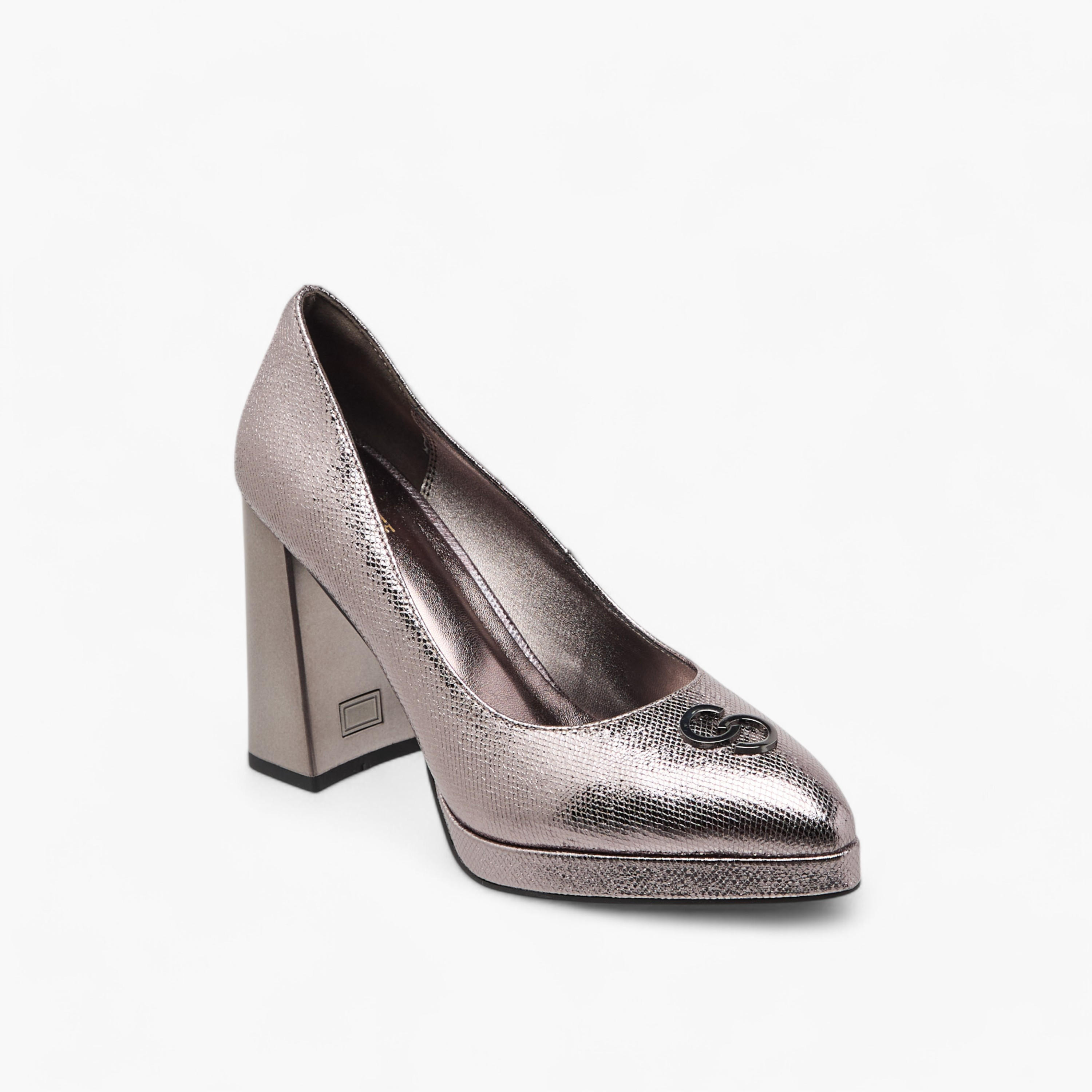 Celeste Women's Textured Slip-On Pumps with Platform Heels-women-shoes-sandals-heeled-image-2