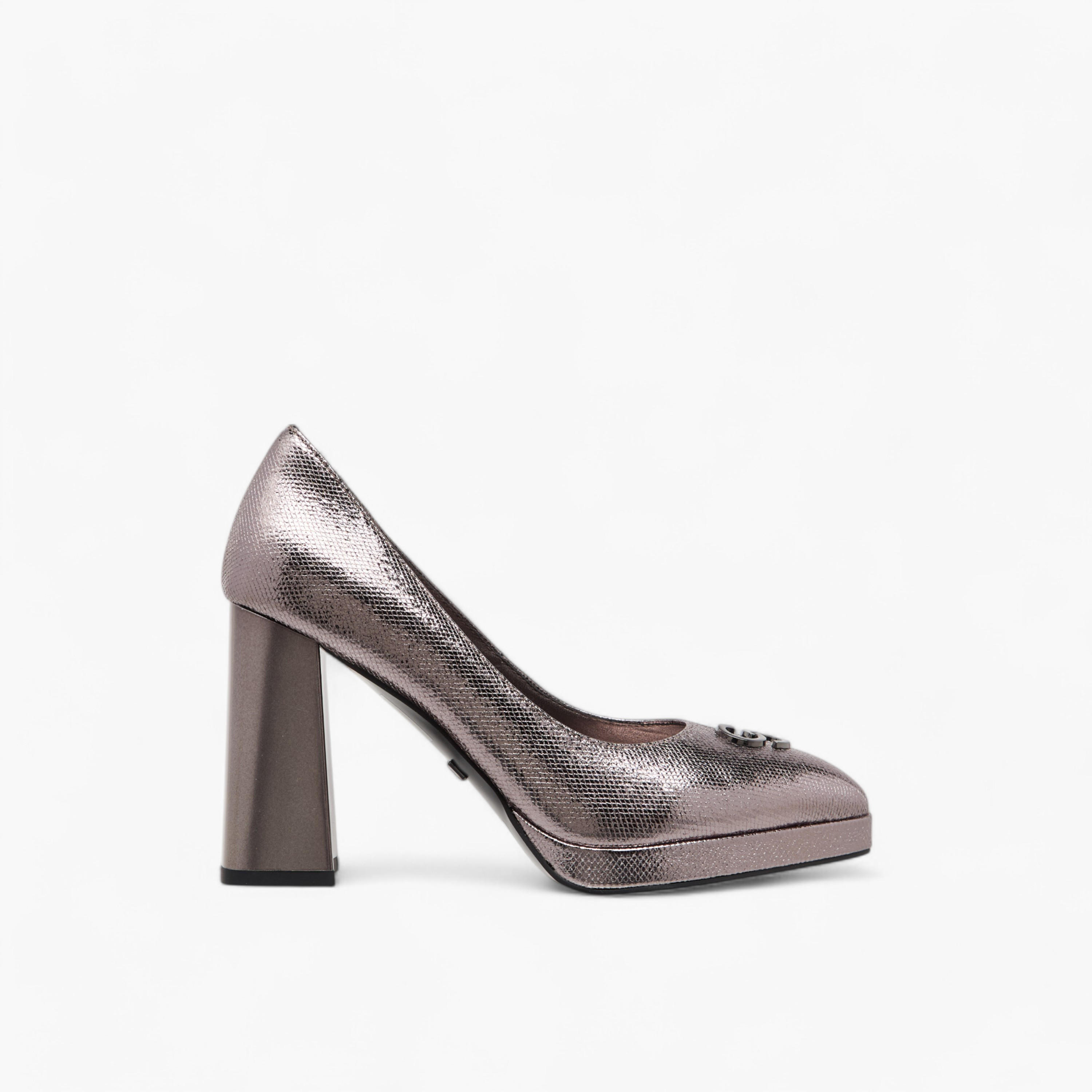 Celeste Women's Textured Slip-On Pumps with Platform Heels-women-shoes-sandals-heeled-image-3