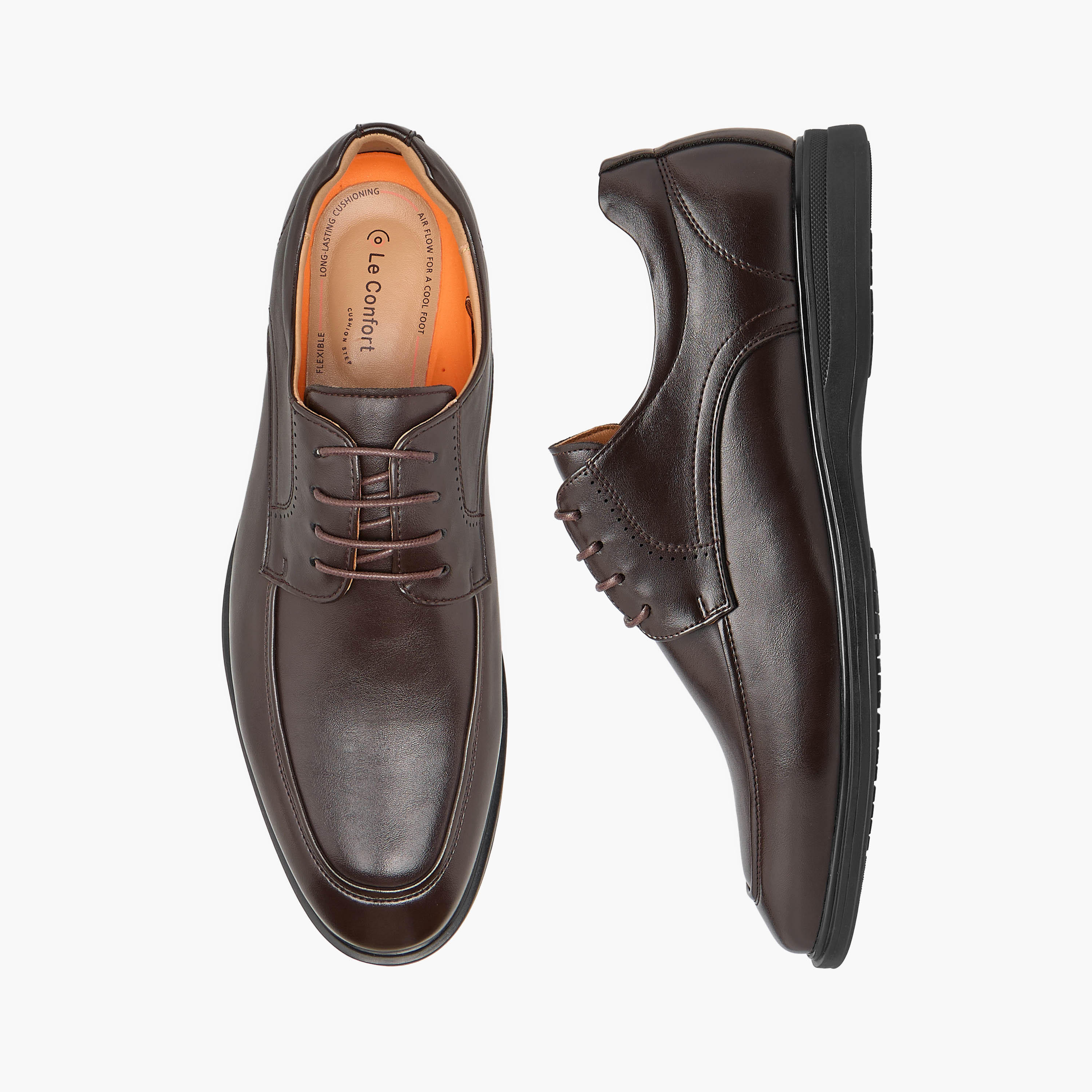 Le Confort Men Lace-Up Derby Shoes-men-shoes-formalshoes-image-1