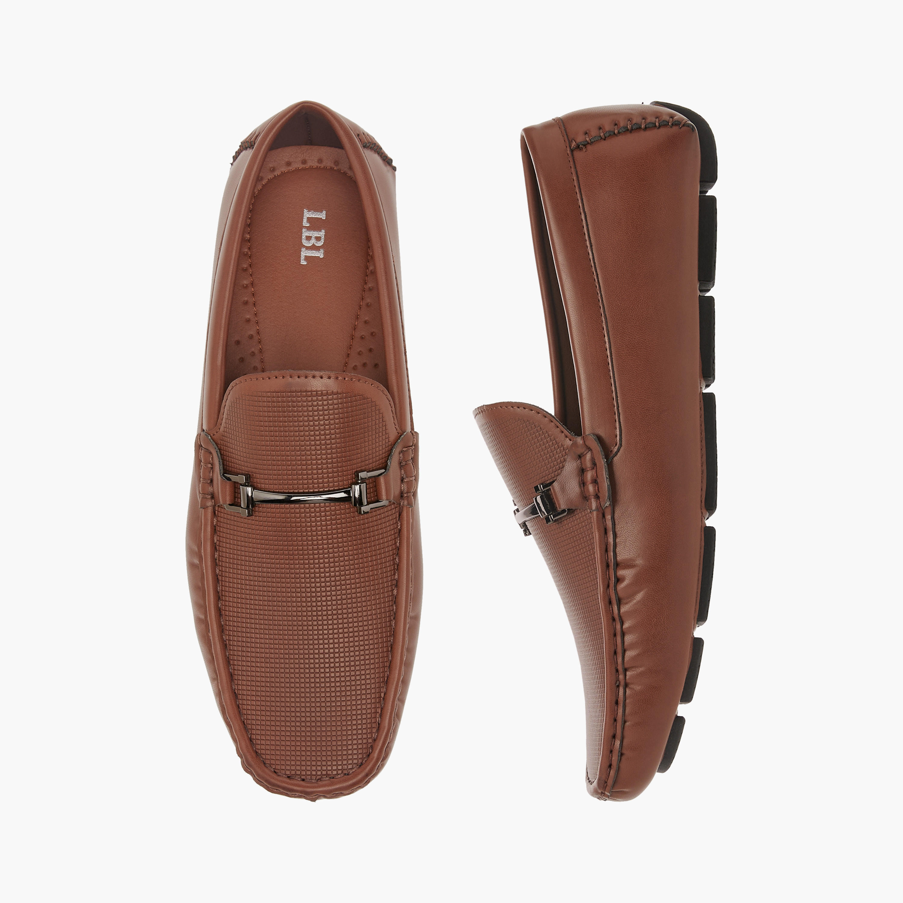 LBL by Shoexpress Metal Accent Slip-On Moccasins-men-shoes-loafersandmoccasins-image-1