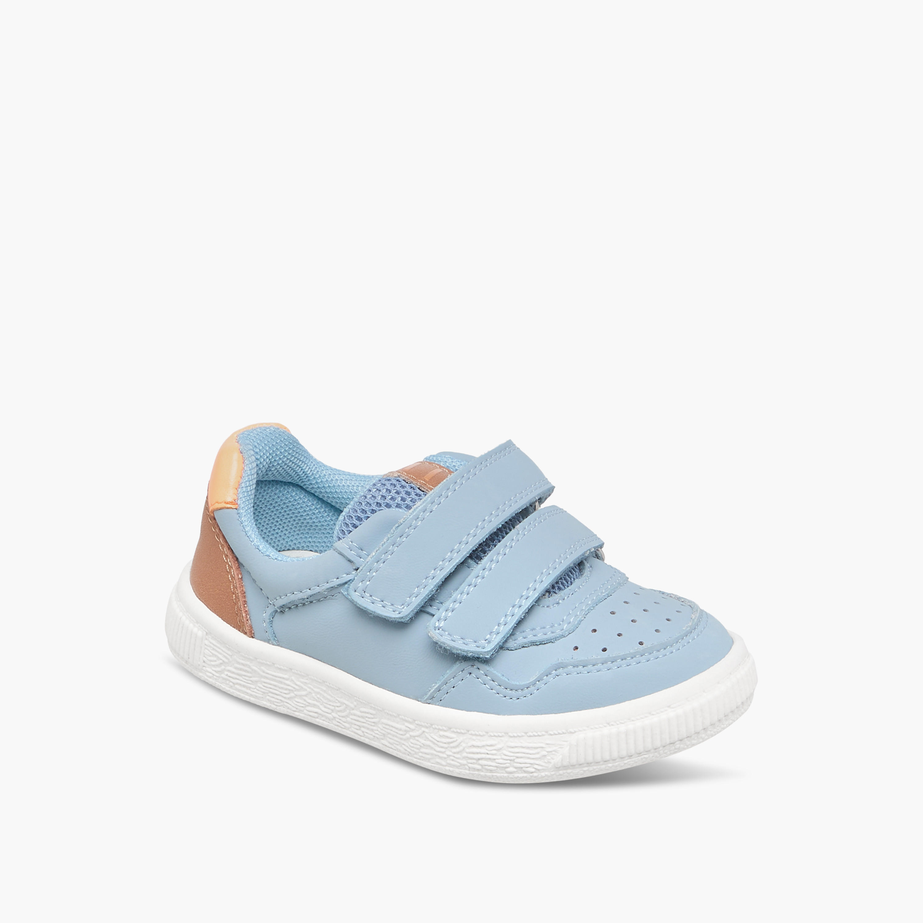 Barefeet Panelled Sneakers with Hook and Loop Closure-boys-shoes-sneakers-image-2
