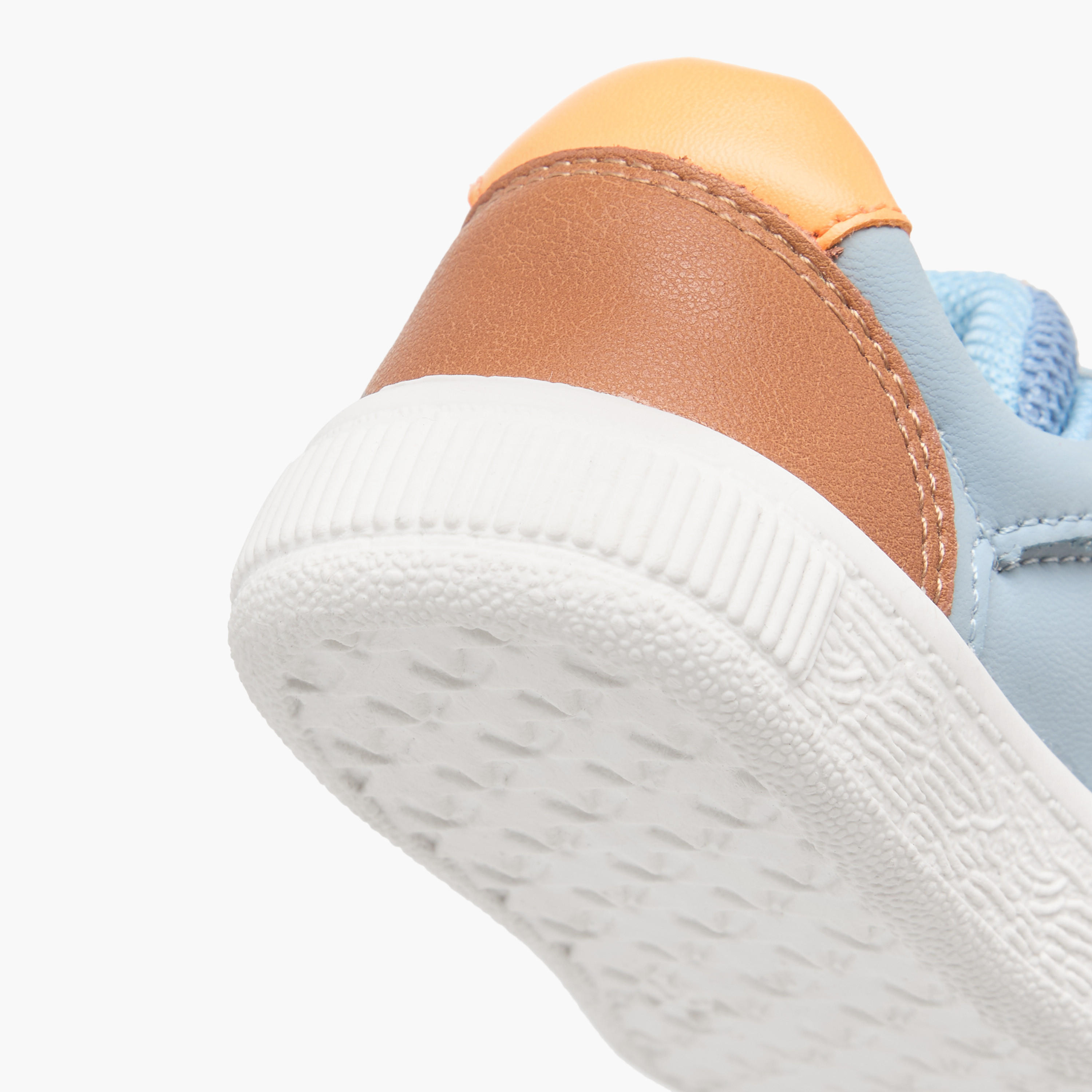 Barefeet Panelled Sneakers with Hook and Loop Closure-boys-shoes-sneakers-image-5