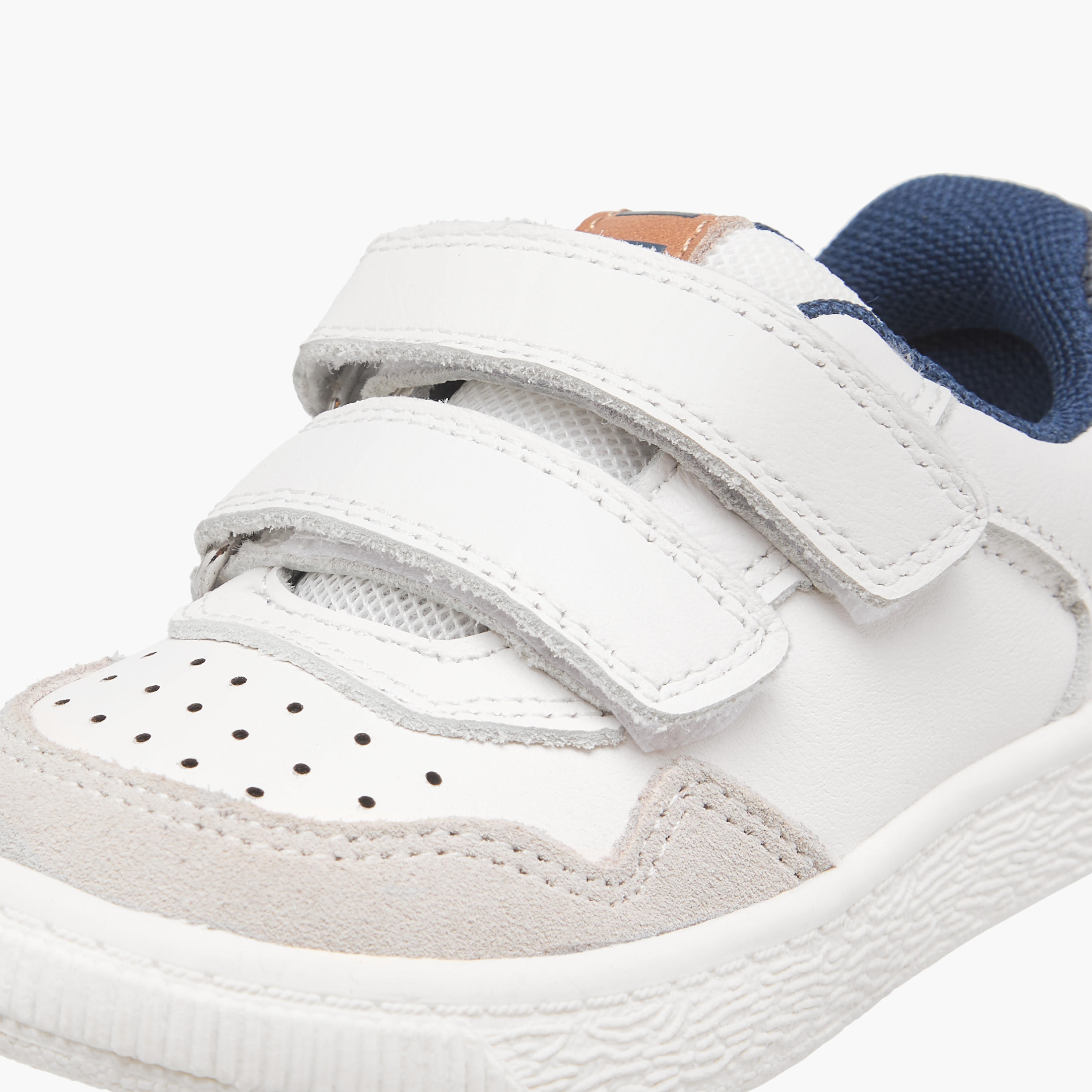 Barefeet Panelled Sneakers with Hook and Loop Closure-boys-shoes-sneakers-image-4