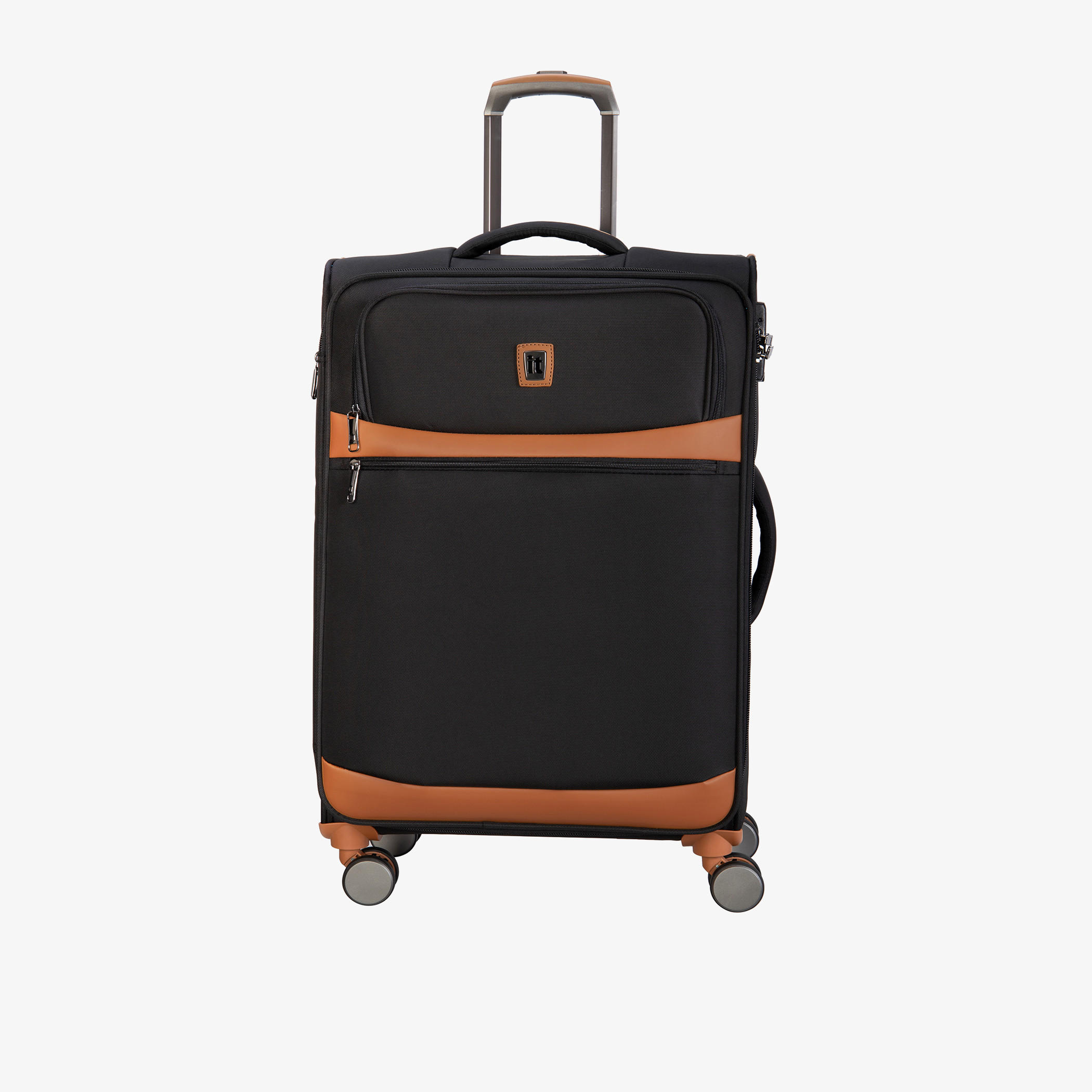 IT Panelled Softcase Trolley Bag with Retractable Handle-travel-luggagesandbags-luggage-image-2