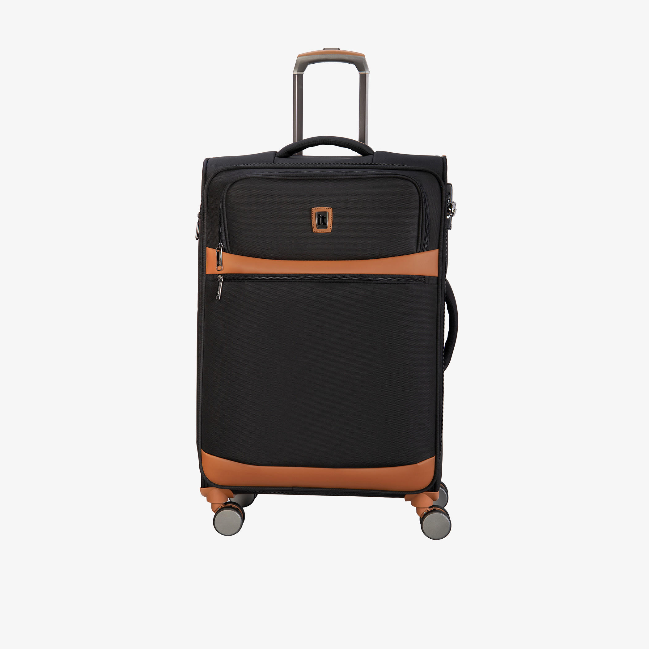 IT Panelled Softcase Trolley Bag with Retractable Handle-travel-luggagesandbags-luggage-image-2