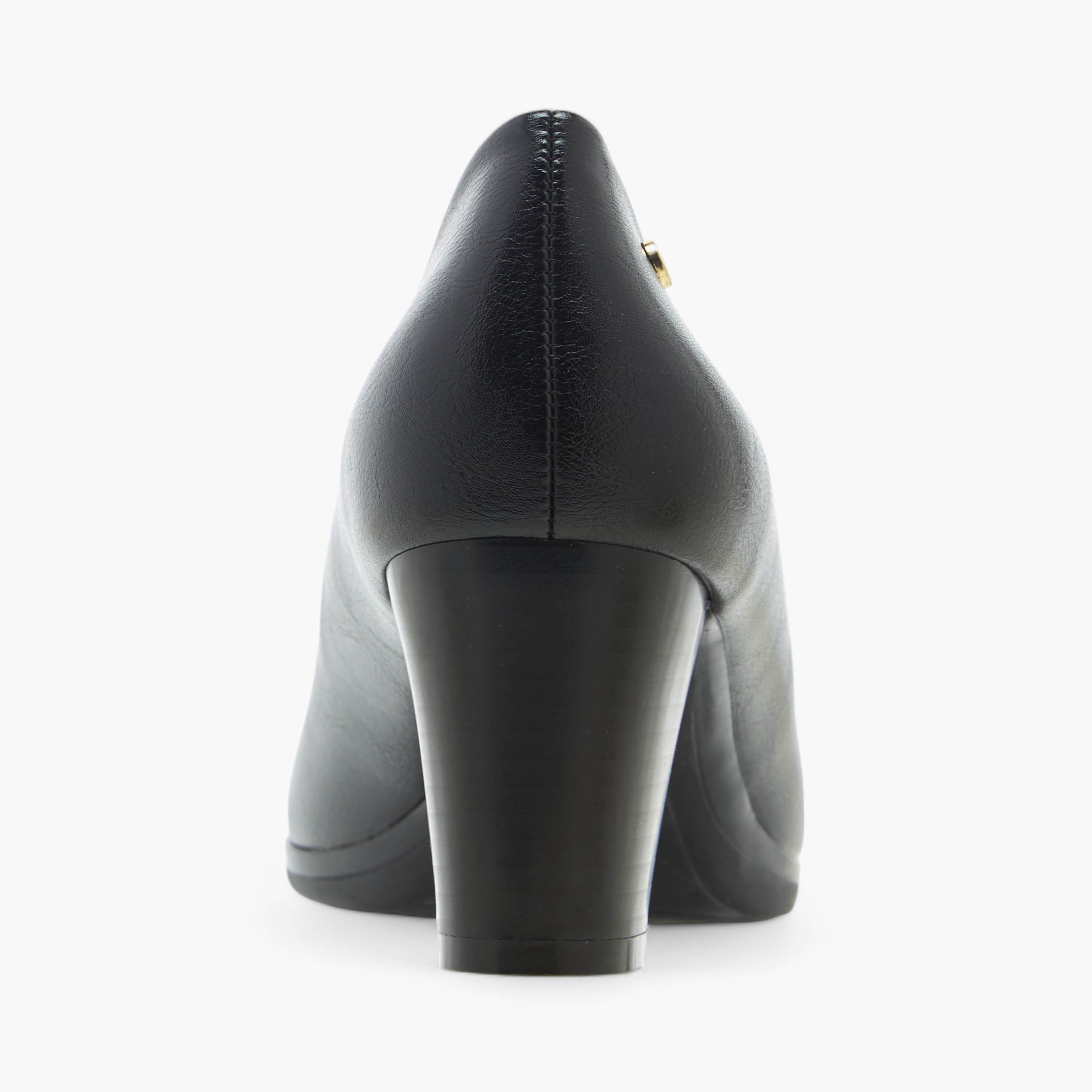 Flora Bella Textured Slip-On Comfort Shoes with Block Heels-women-shoes-ballerinas-image-5