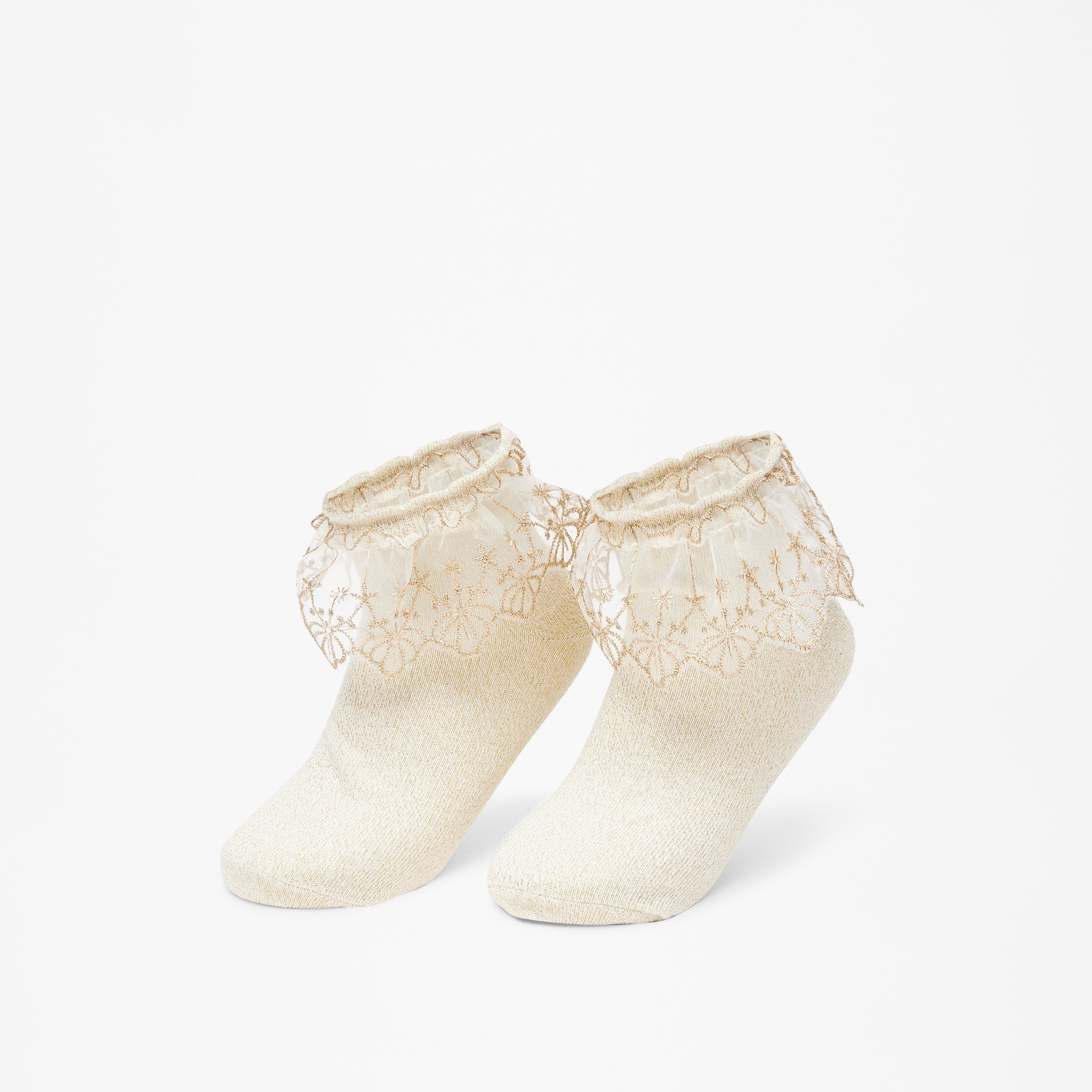 Flora Bella Frill Detail Socks-girls-accessories-socks-image-1
