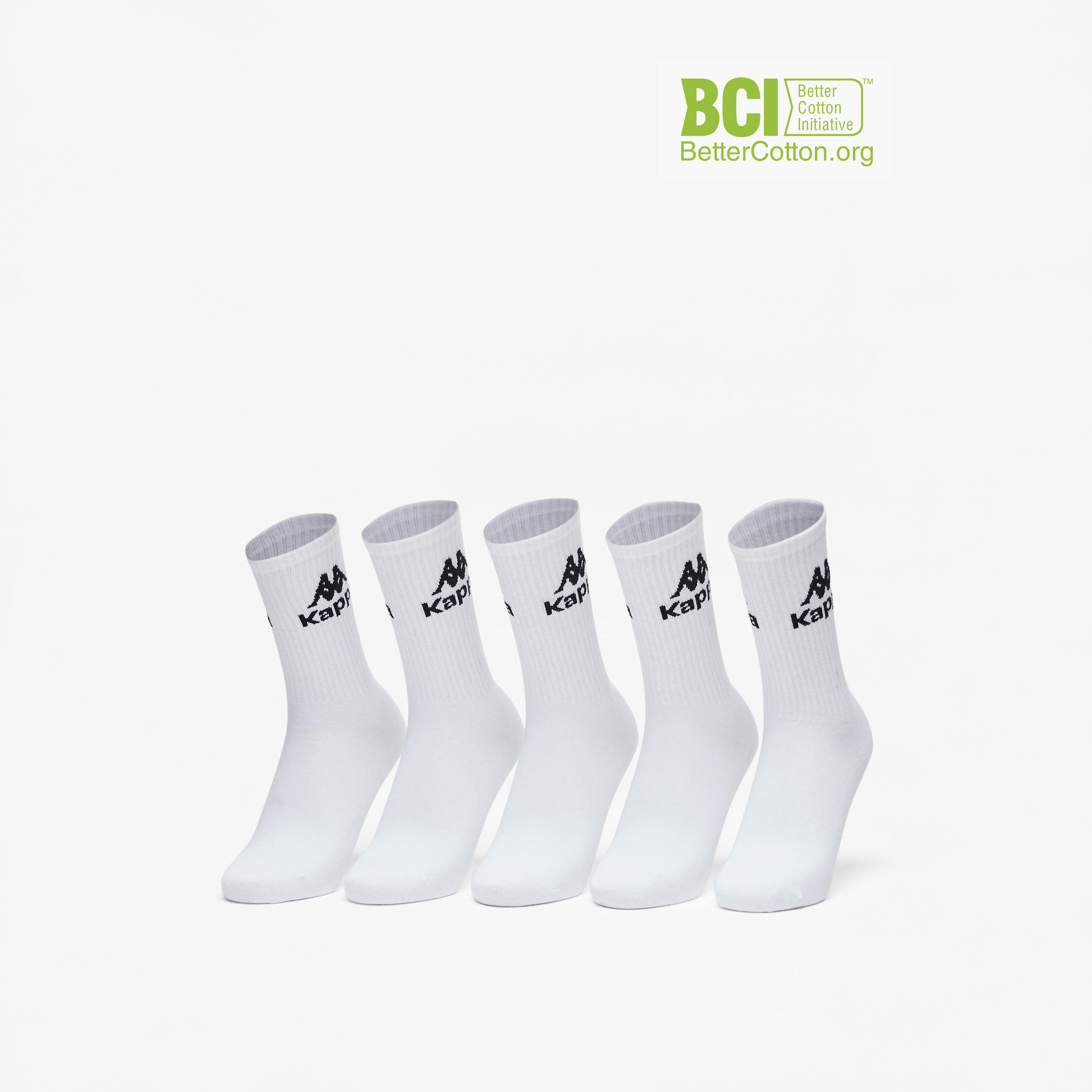 طقم جوارب 5 أزواج بطول الكاحل وطبعات الشعار من كابا-women-socksandstockings-image-1