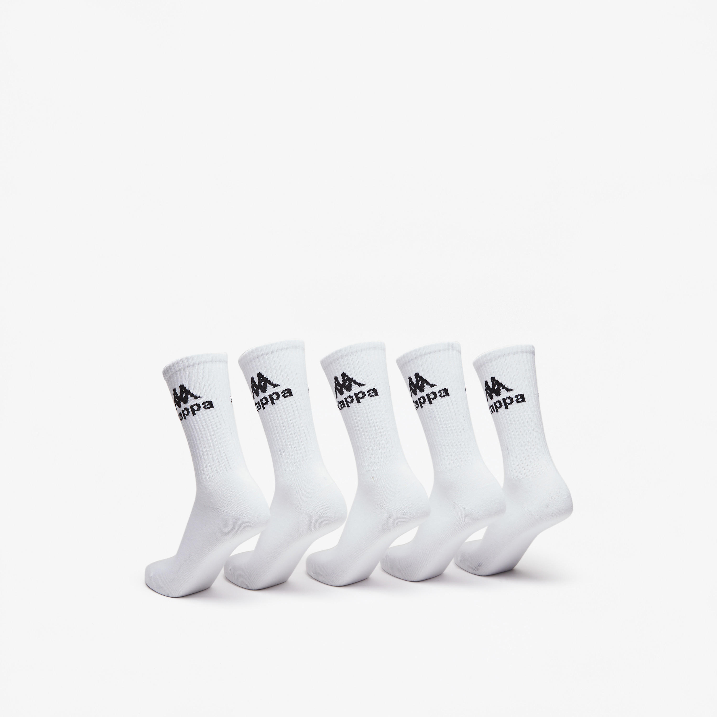 طقم جوارب 5 أزواج بطول الكاحل وطبعات الشعار من كابا-women-socksandstockings-image-3