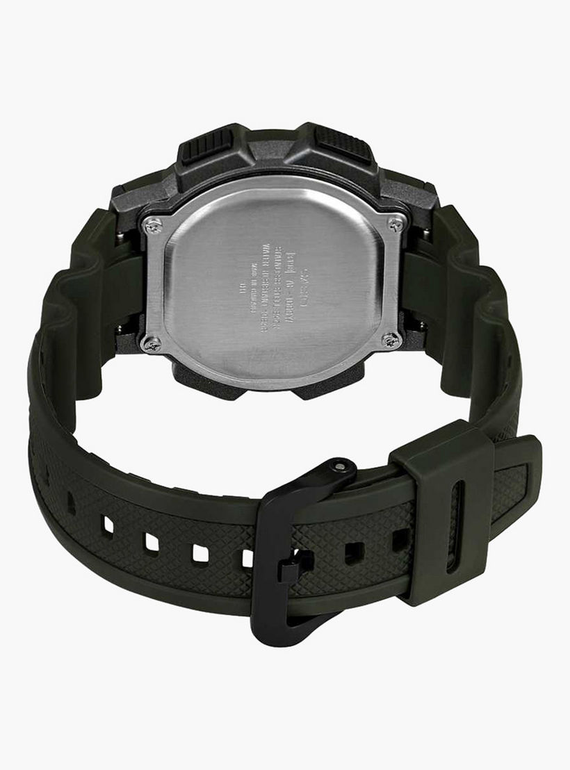 ساعة يد رقمية بسوار راتنج أخضر للرجال من كاسيو- AE-1000W-3AVDF-men-watchesandjewellery-watches-image-4