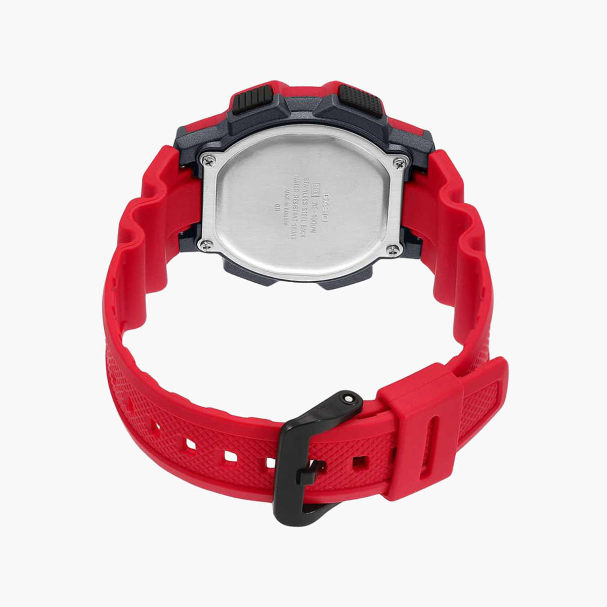 Casio Men's Red Digital Resin Strap Watch AE-1000W-4AVDF-men-watchesandjewellery-watches-image-5