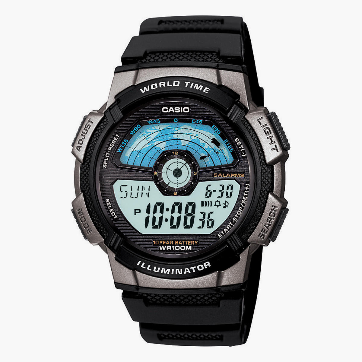 Casio Men's Black Digital Resin Strap Watch AE-1100W-1AVDF-men-watchesandjewellery-watches-image-1
