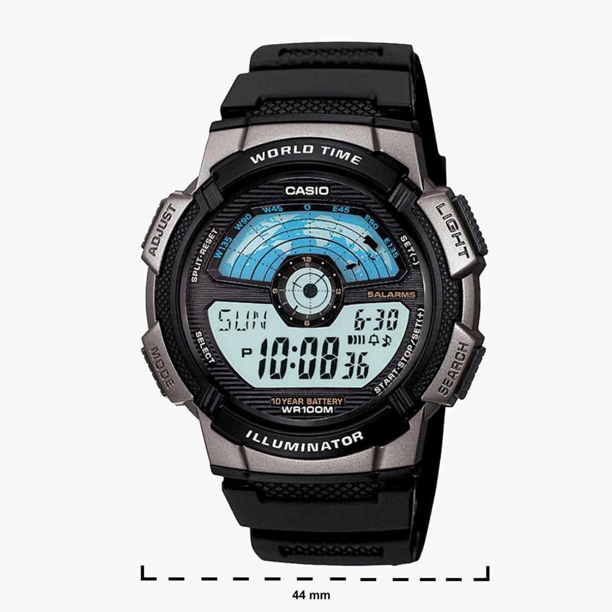 Casio Men's Black Digital Resin Strap Watch AE-1100W-1AVDF-men-watchesandjewellery-watches-image-2